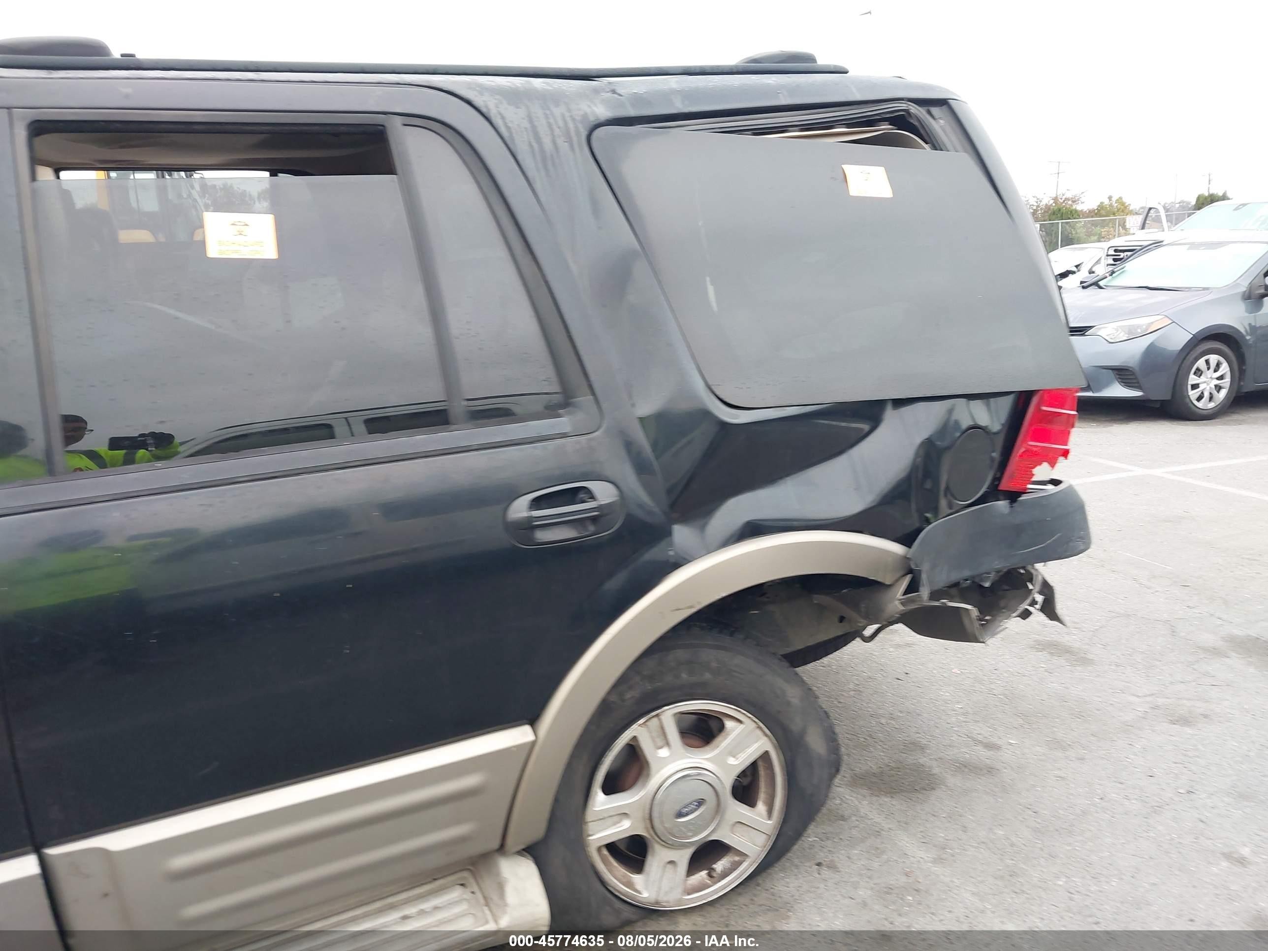 2004 Ford Expedition Eddie Bauer Dark Blue vin: 1FMFU17L94LB77621