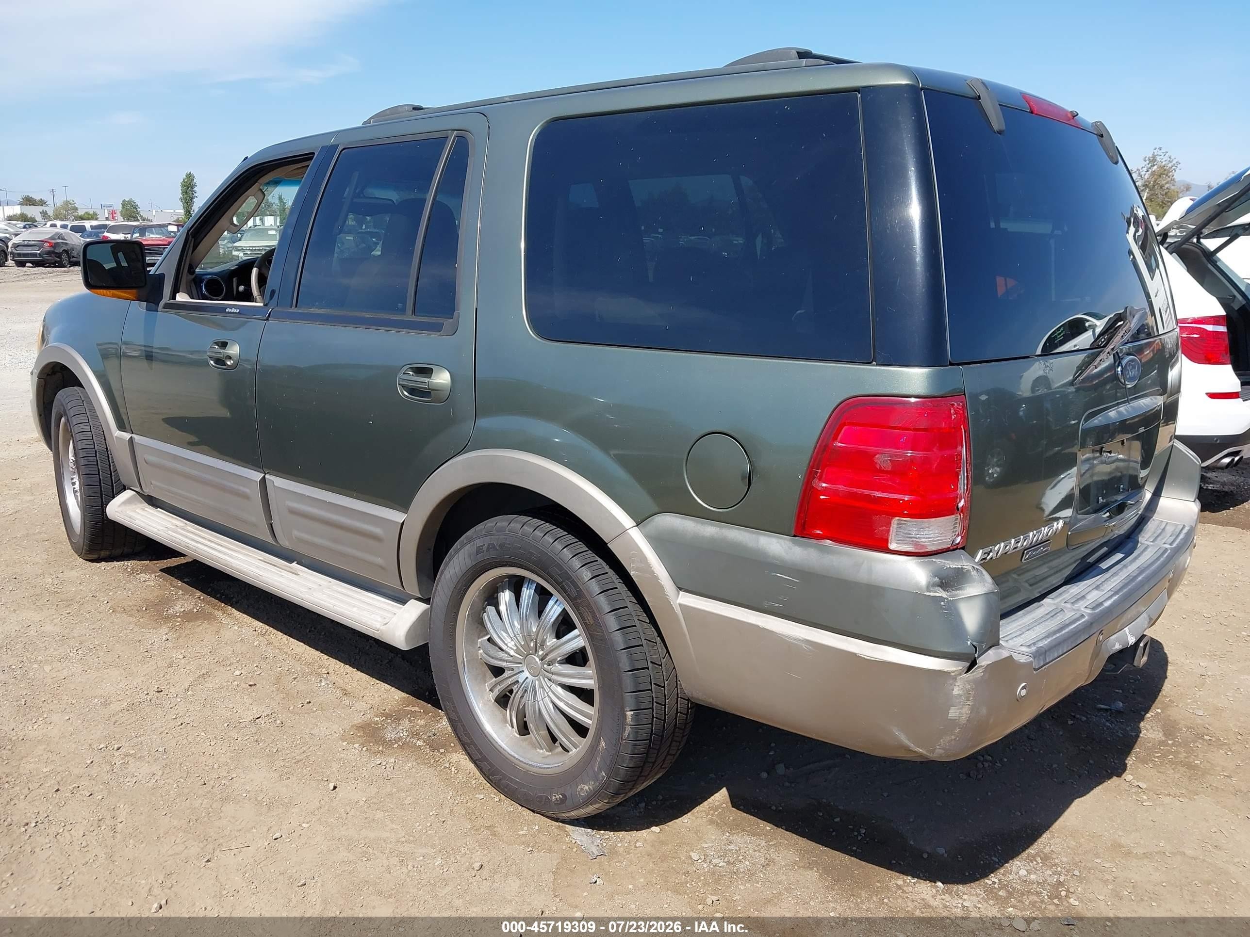 2004 Ford Expedition Eddie Bauer Green vin: 1FMFU17LX4LA34452
