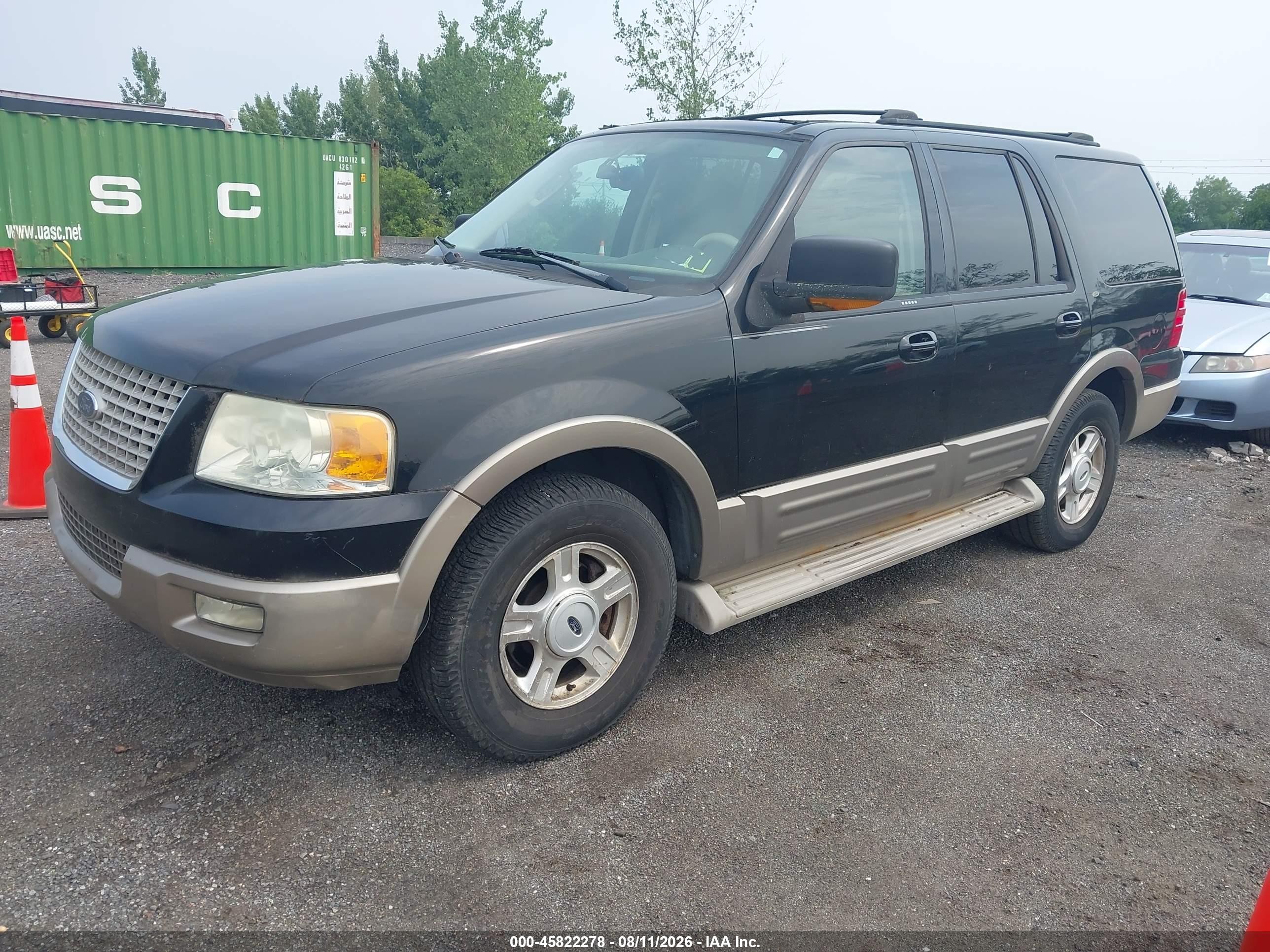 2004 Ford Expedition Eddie Bauer Черный vin: 1FMFU17LX4LA34483