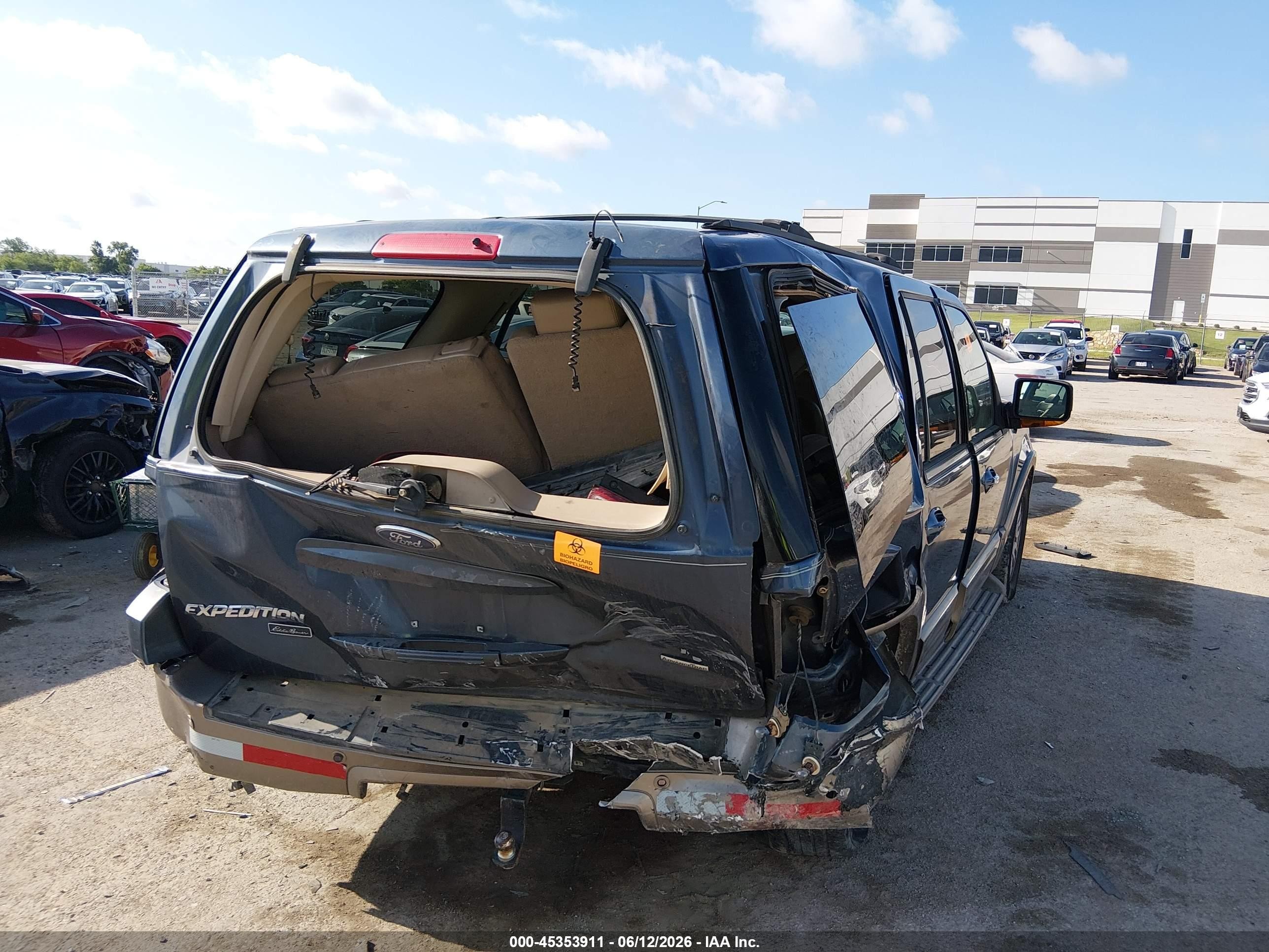 2004 Ford Expedition Eddie Bauer Blue vin: 1FMFU17LX4LB74212
