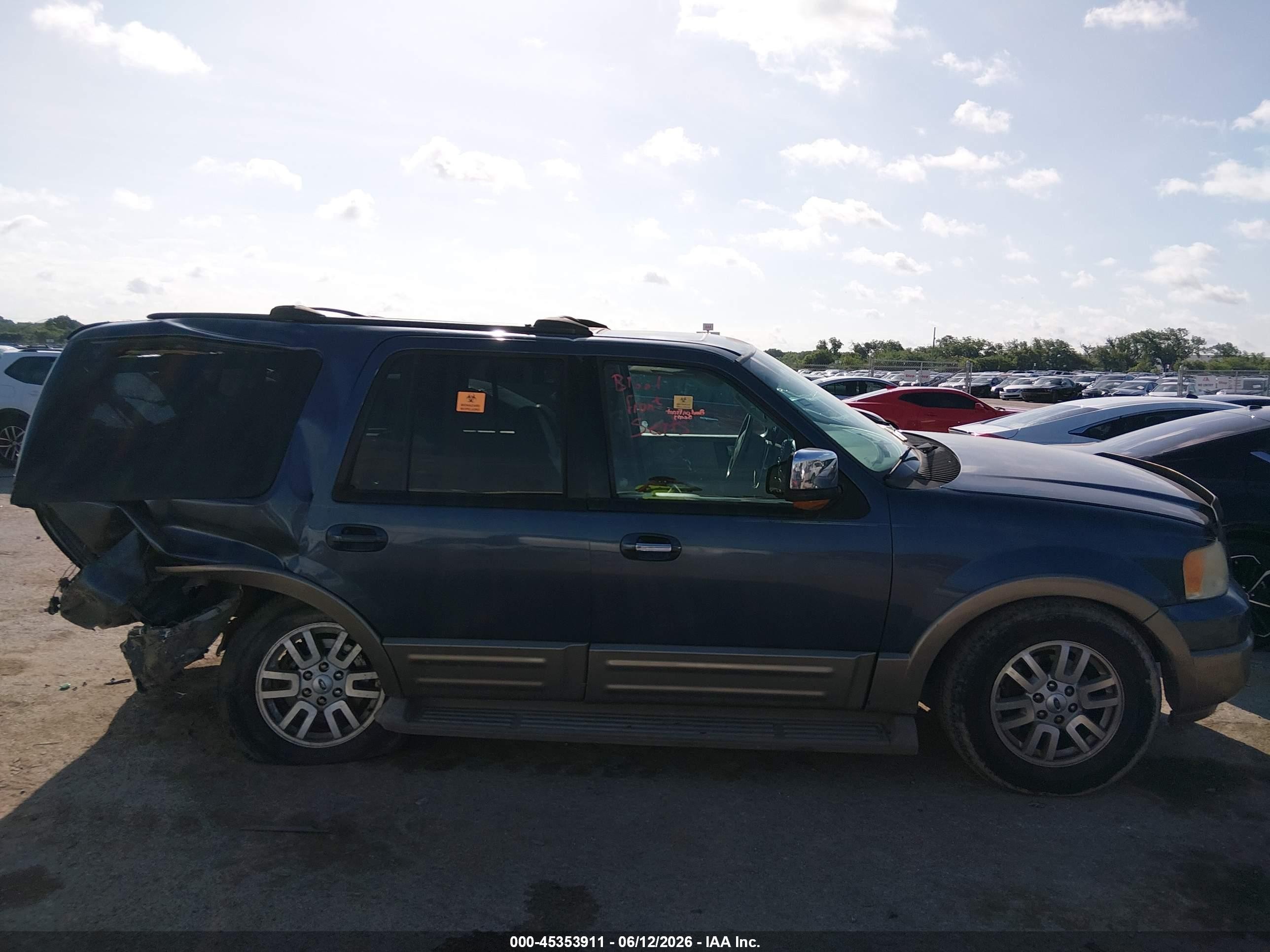2004 Ford Expedition Eddie Bauer Blue vin: 1FMFU17LX4LB74212