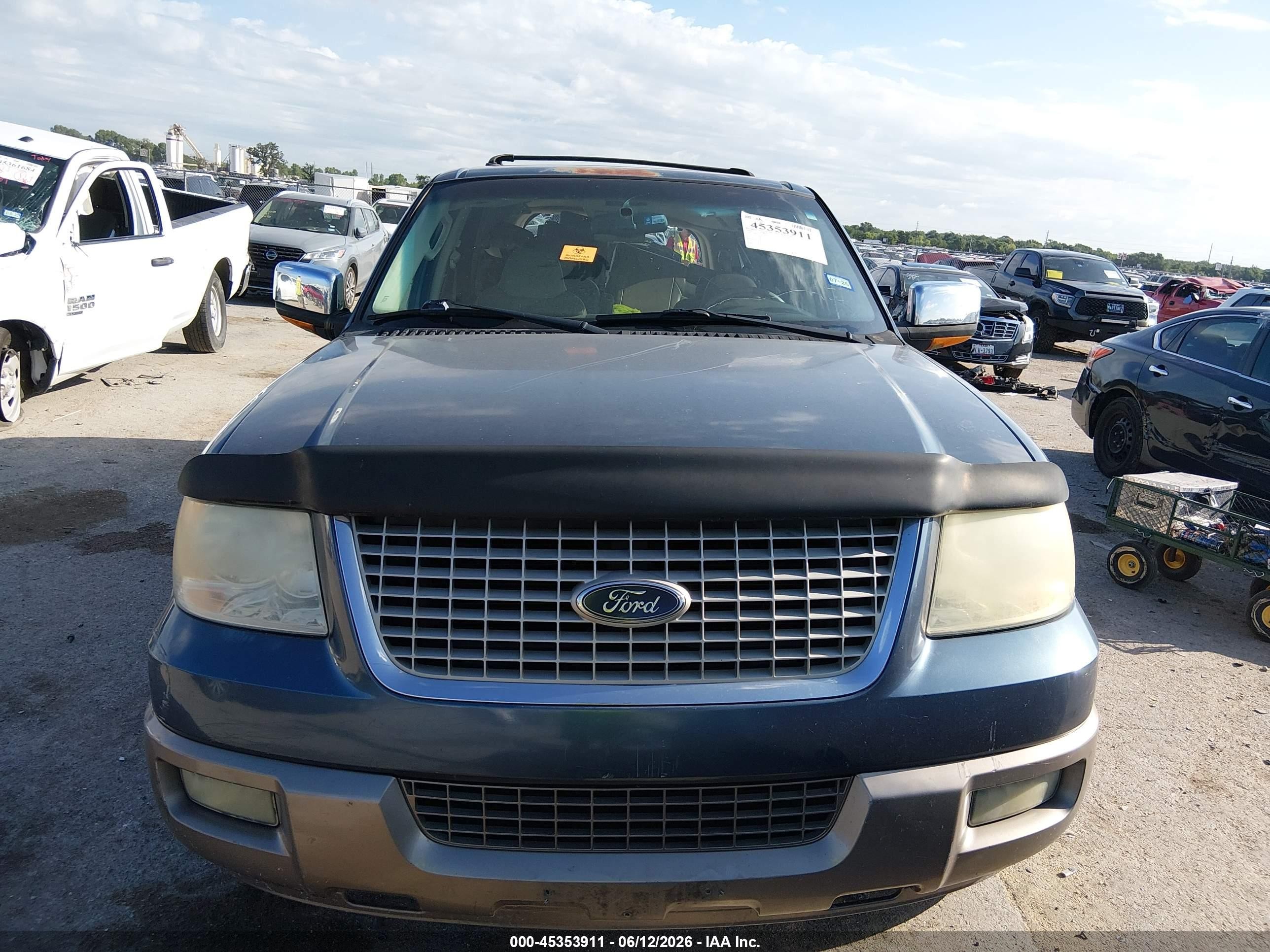 2004 Ford Expedition Eddie Bauer Blue vin: 1FMFU17LX4LB74212