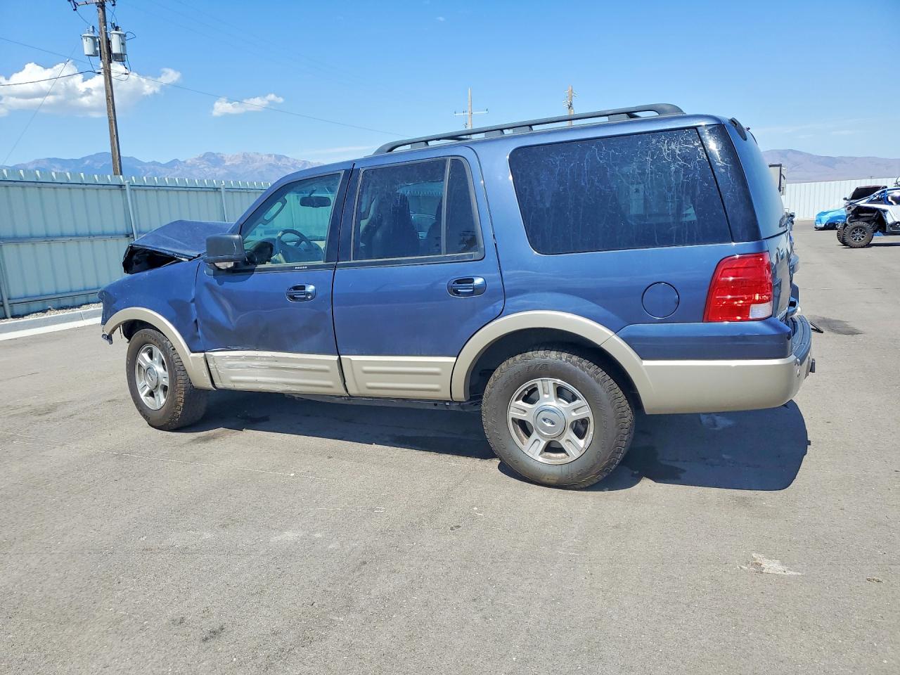 2006 Ford Expedition Eddie Bauer Blue vin: 1FMFU18506LA52302