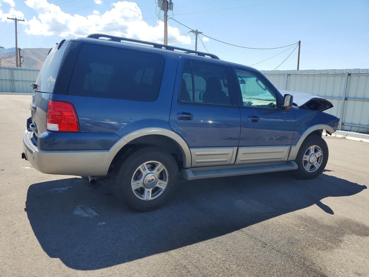 2006 Ford Expedition Eddie Bauer Blue vin: 1FMFU18506LA52302