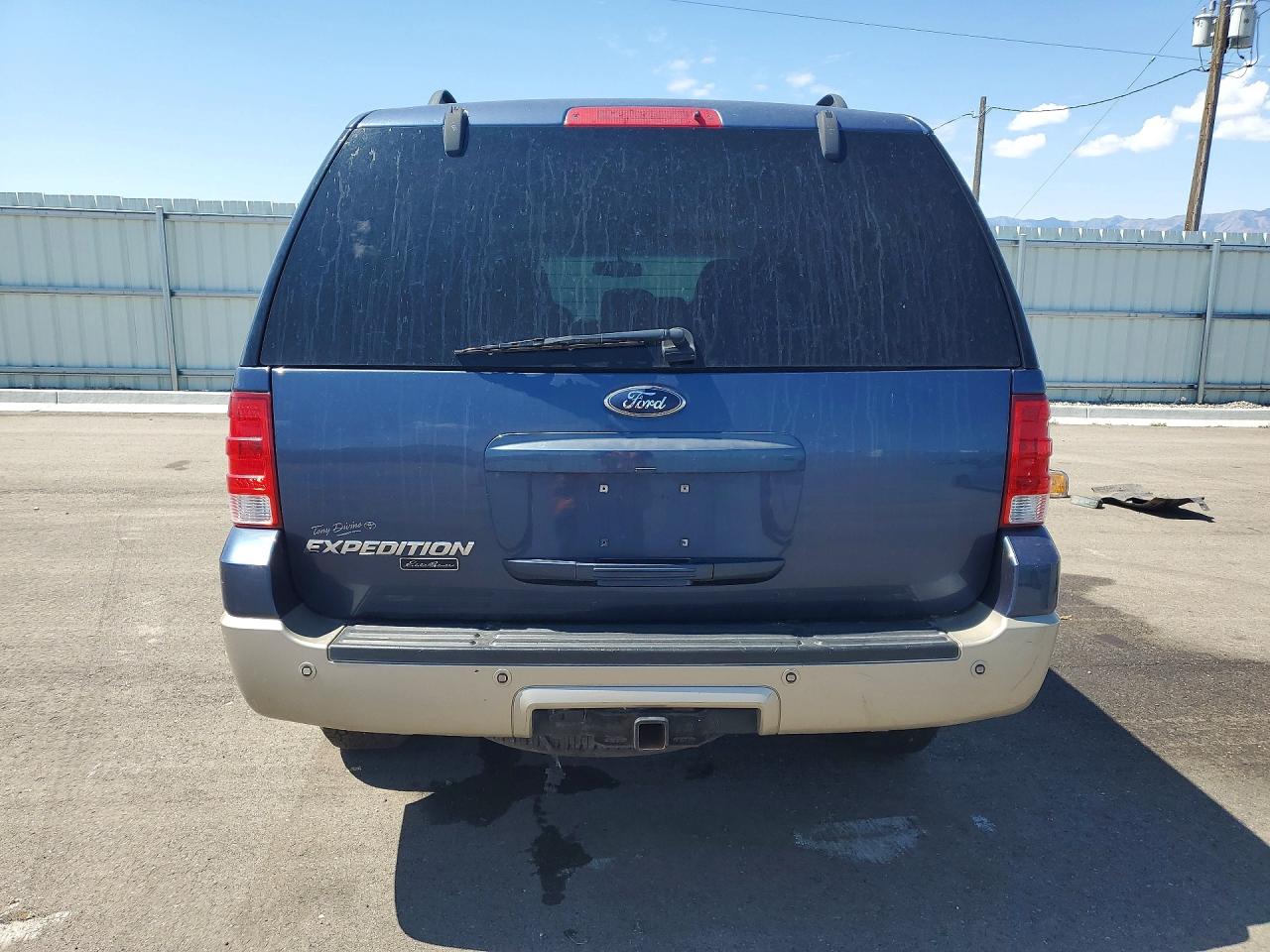 2006 Ford Expedition Eddie Bauer Blue vin: 1FMFU18506LA52302