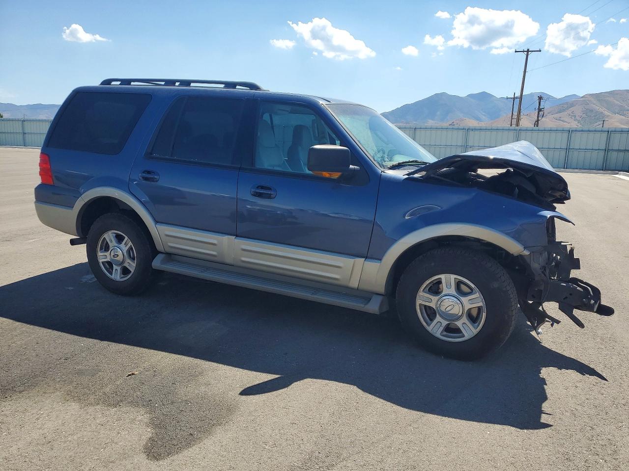 2006 Ford Expedition Eddie Bauer Blue vin: 1FMFU18506LA52302