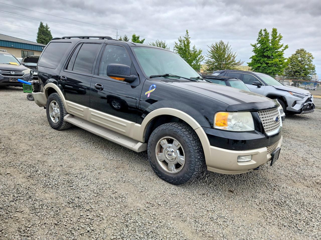 2005 Ford Expedition Eddie Bauer Black vin: 1FMFU18515LA10784
