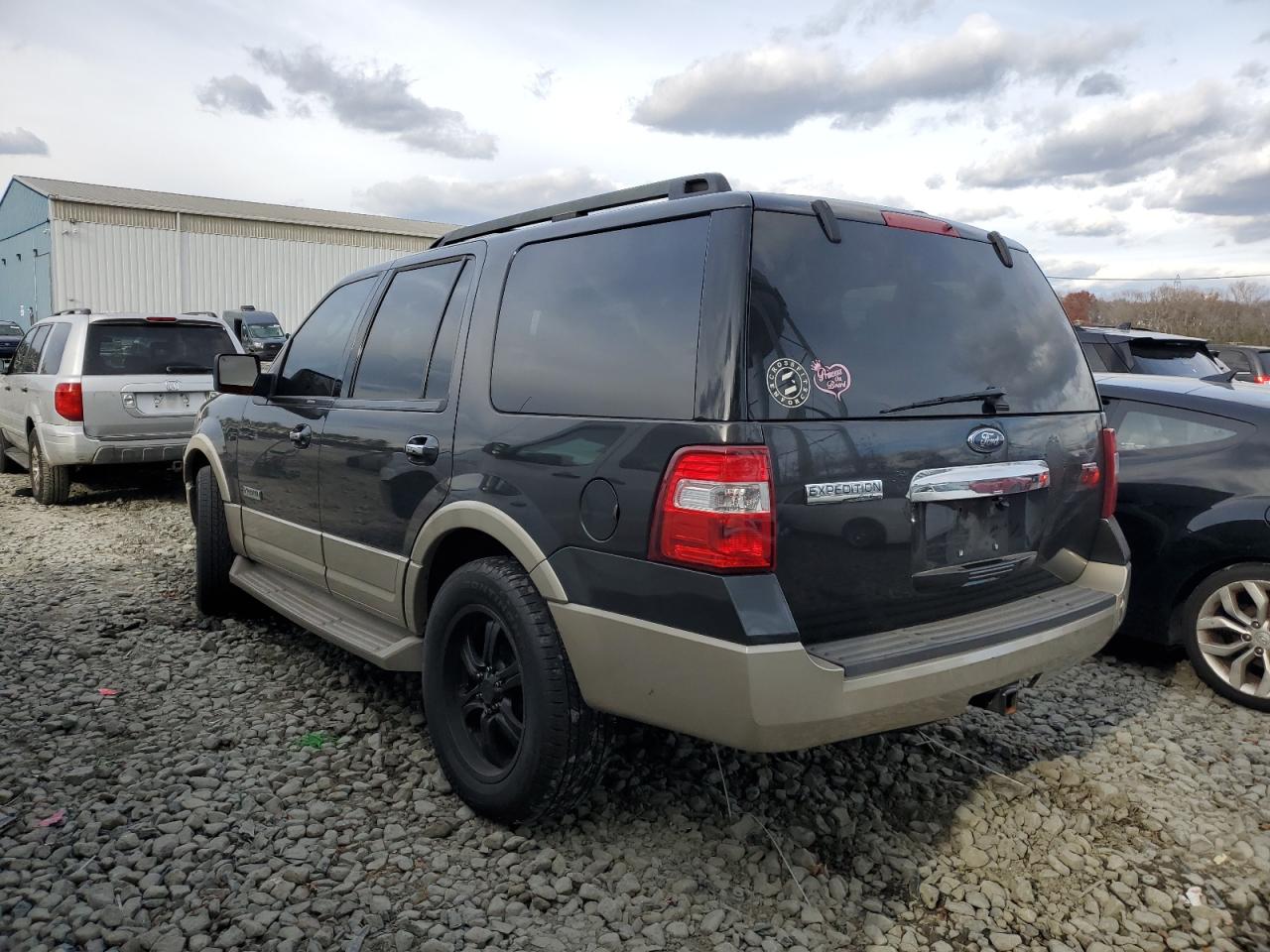 2007 Ford Expedition Eddie Bauer Gray vin: 1FMFU18517LA82443