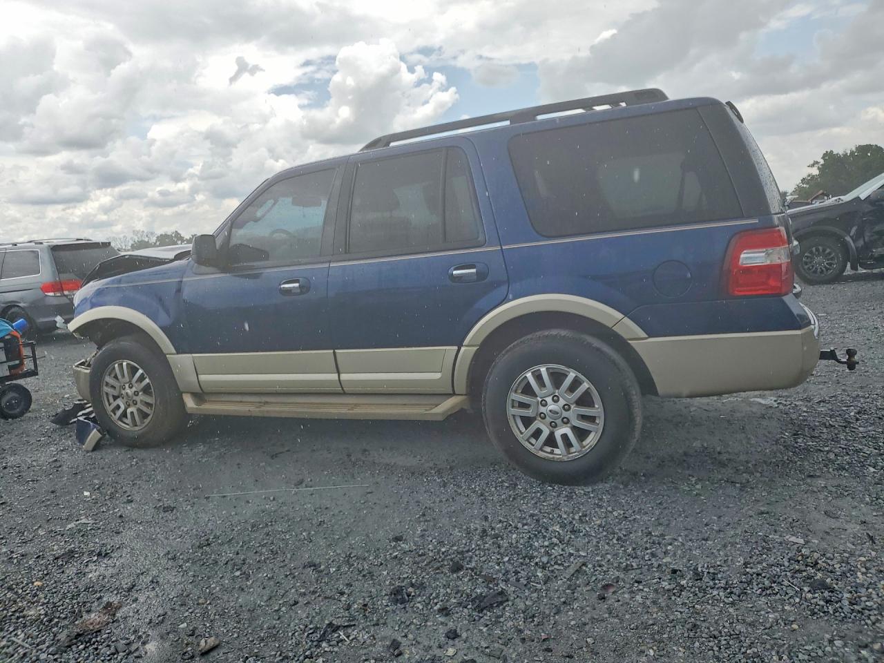 2009 Ford Expedition Eddie Bauer Blue vin: 1FMFU18519LA02383