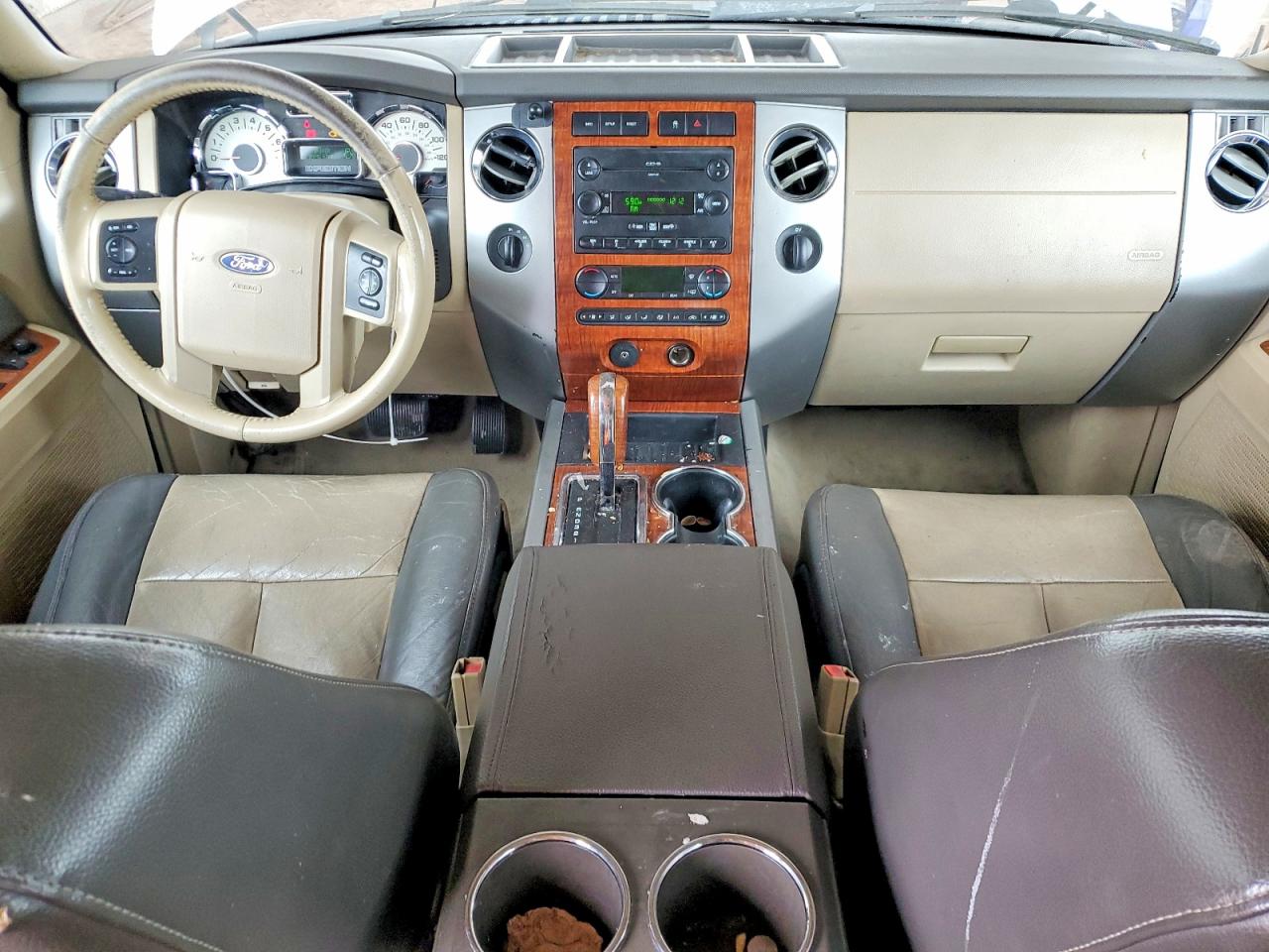 2007 Ford Expedition Eddie Bauer White vin: 1FMFU18527LA29797