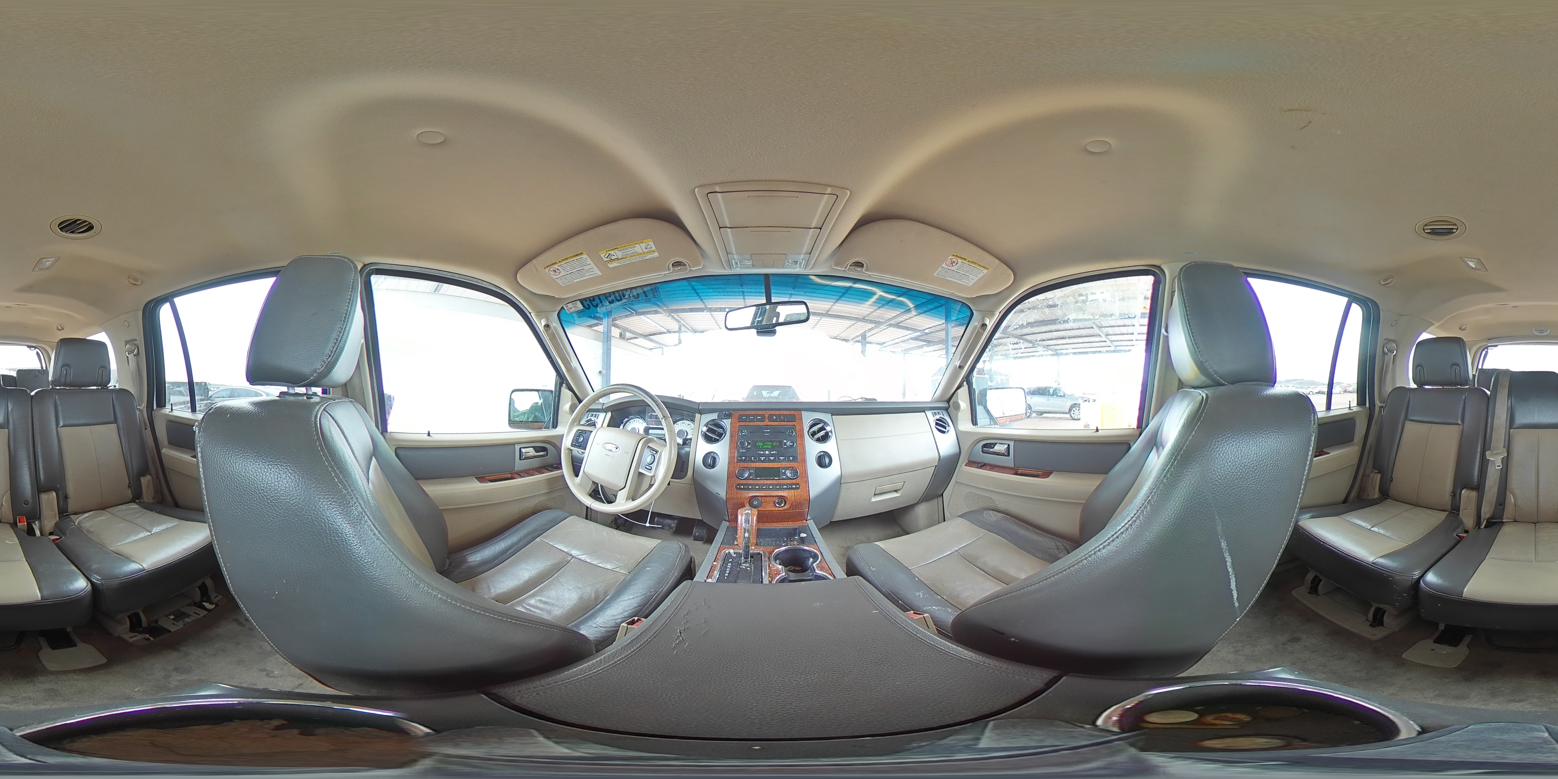 2007 Ford Expedition Eddie Bauer White vin: 1FMFU18527LA29797