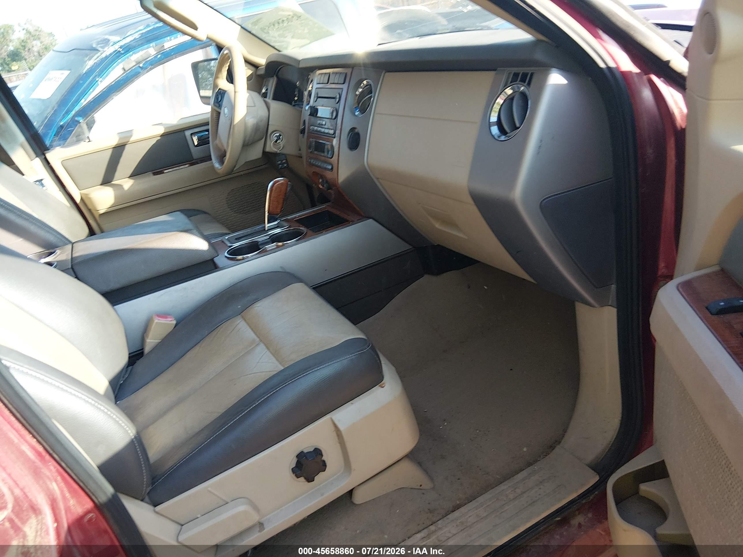 2007 Ford Expedition Eddie Bauer Красный vin: 1FMFU18527LA64498