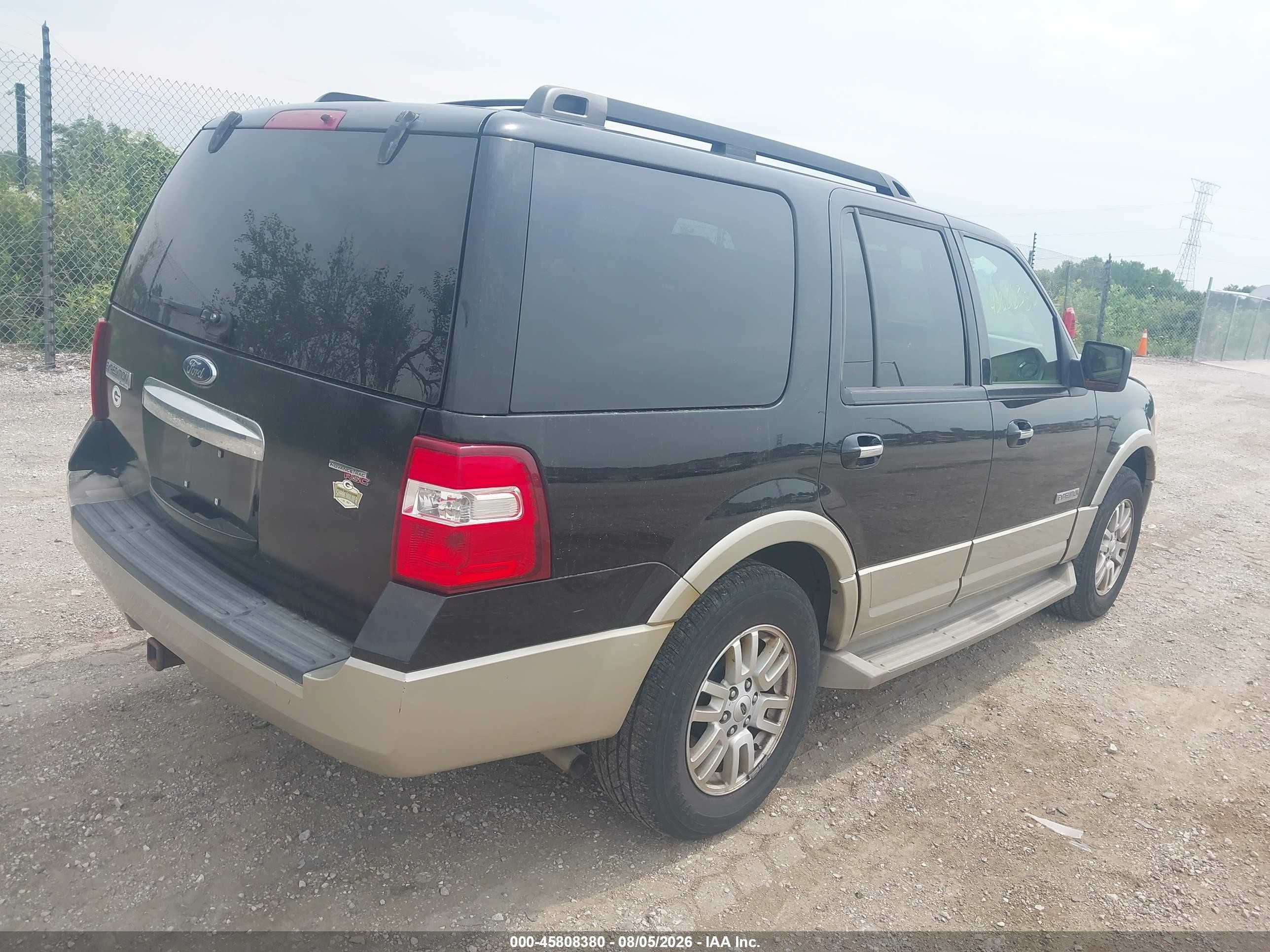 2008 Ford Expedition Eddie Bauer/king Ranch Dark Blue vin: 1FMFU18528LA69637