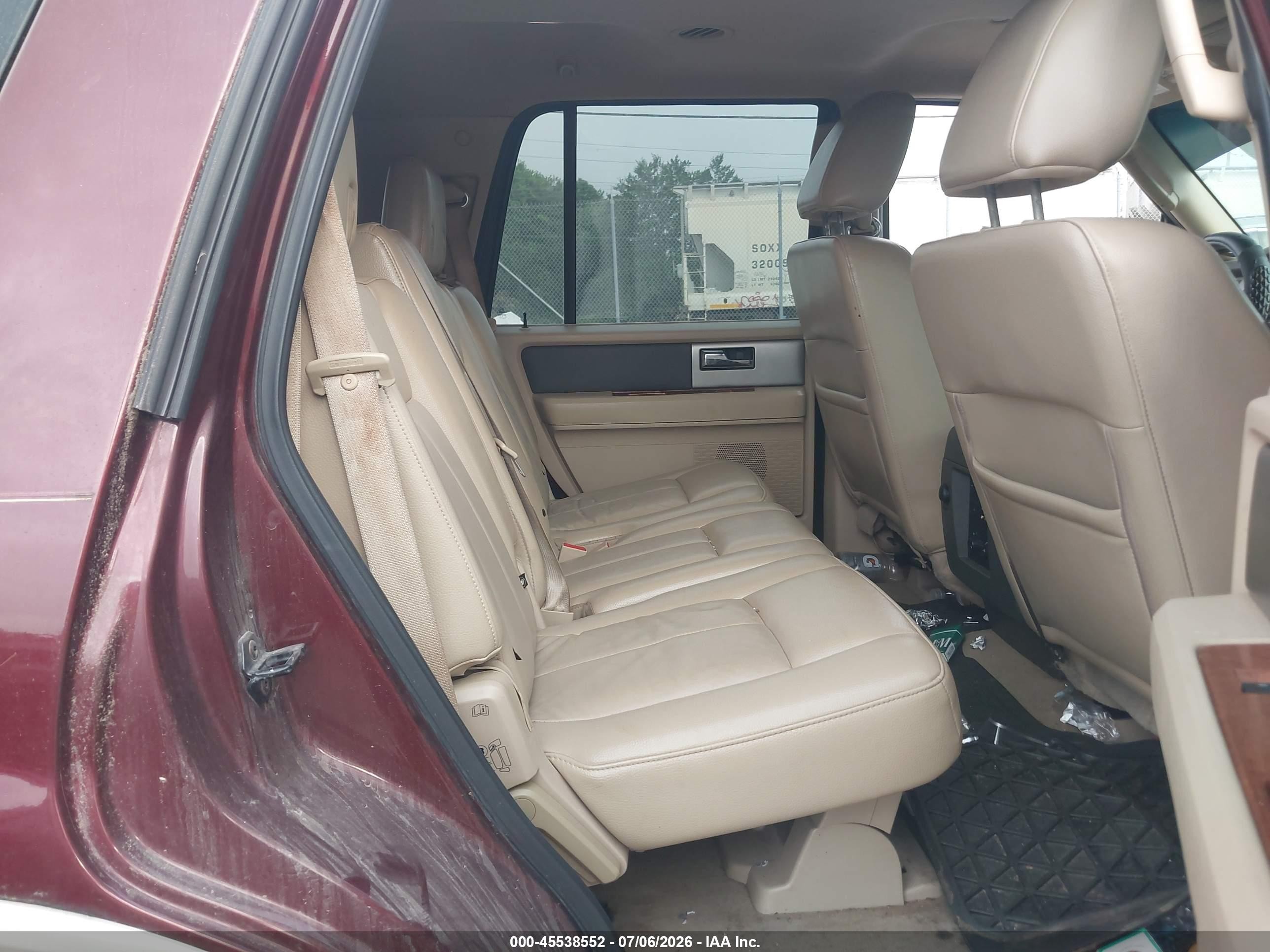 2009 Ford Expedition Eddie Bauer/king Ranch Бордовый vin: 1FMFU18529EA84662