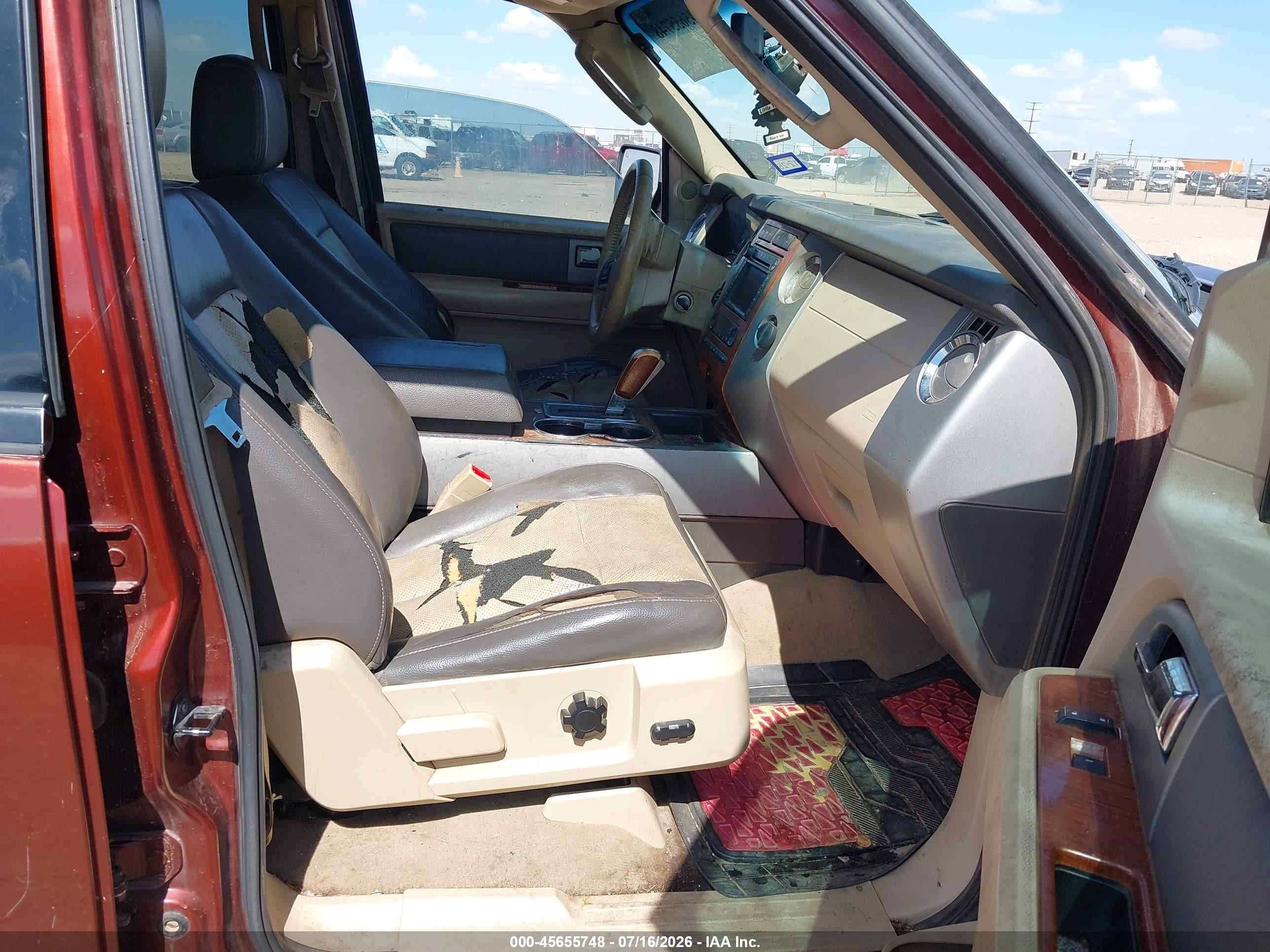2007 Ford Expedition Eddie Bauer Brown vin: 1FMFU18537LA57754