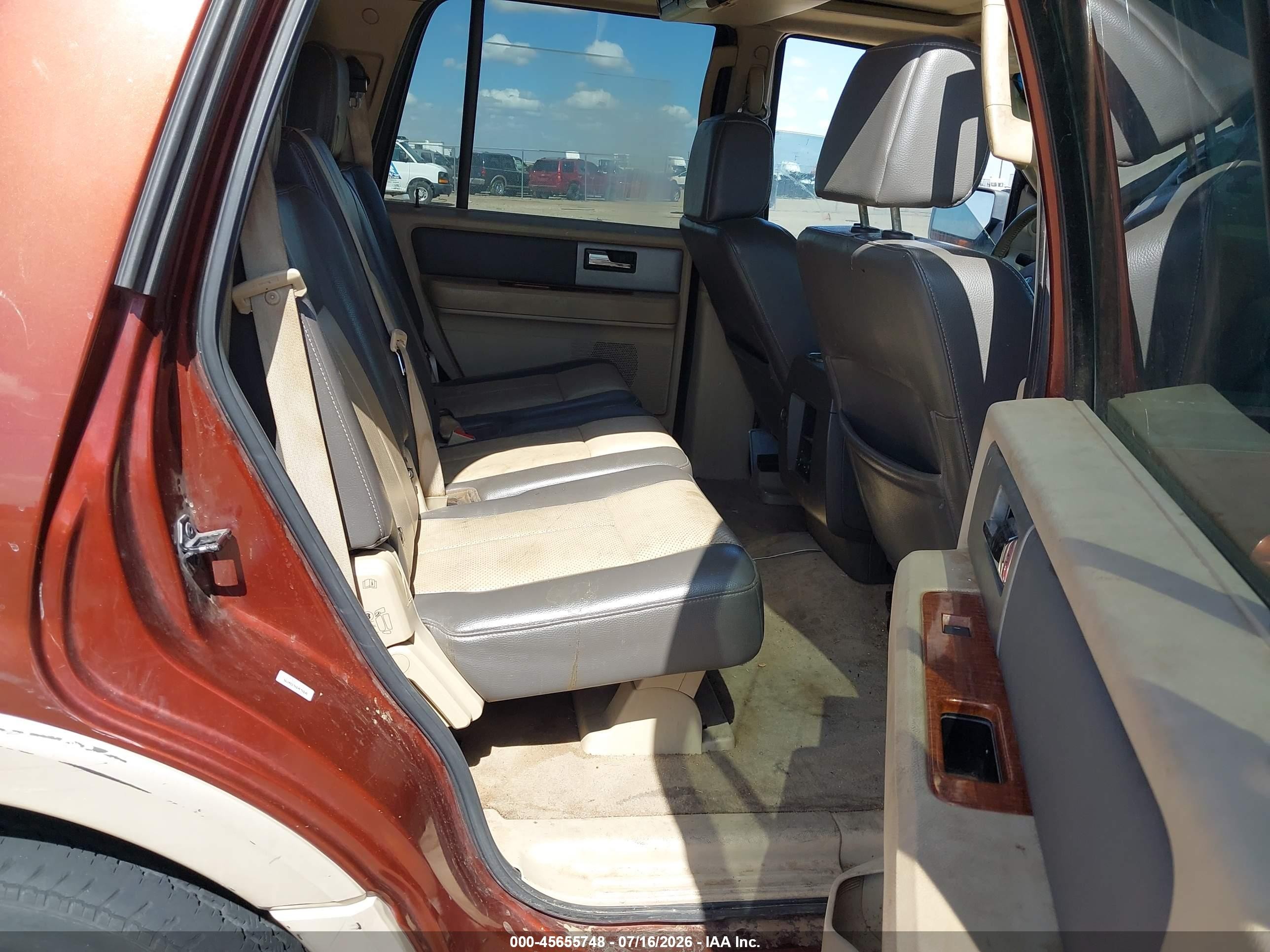 2007 Ford Expedition Eddie Bauer Brown vin: 1FMFU18537LA57754