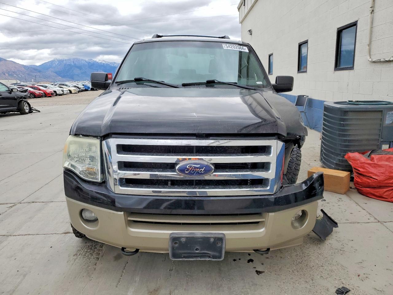 2008 Ford Expedition Eddie Bauer Black vin: 1FMFU18538LA69663