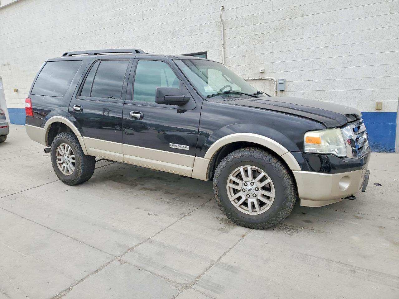 2008 Ford Expedition Eddie Bauer Black vin: 1FMFU18538LA69663