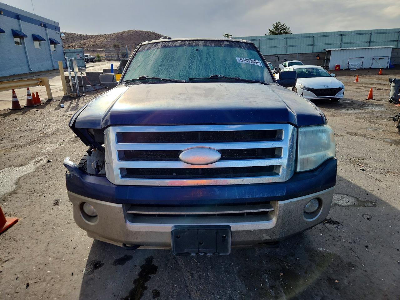 2007 Ford Expedition Eddie Bauer Blue vin: 1FMFU18557LA42804