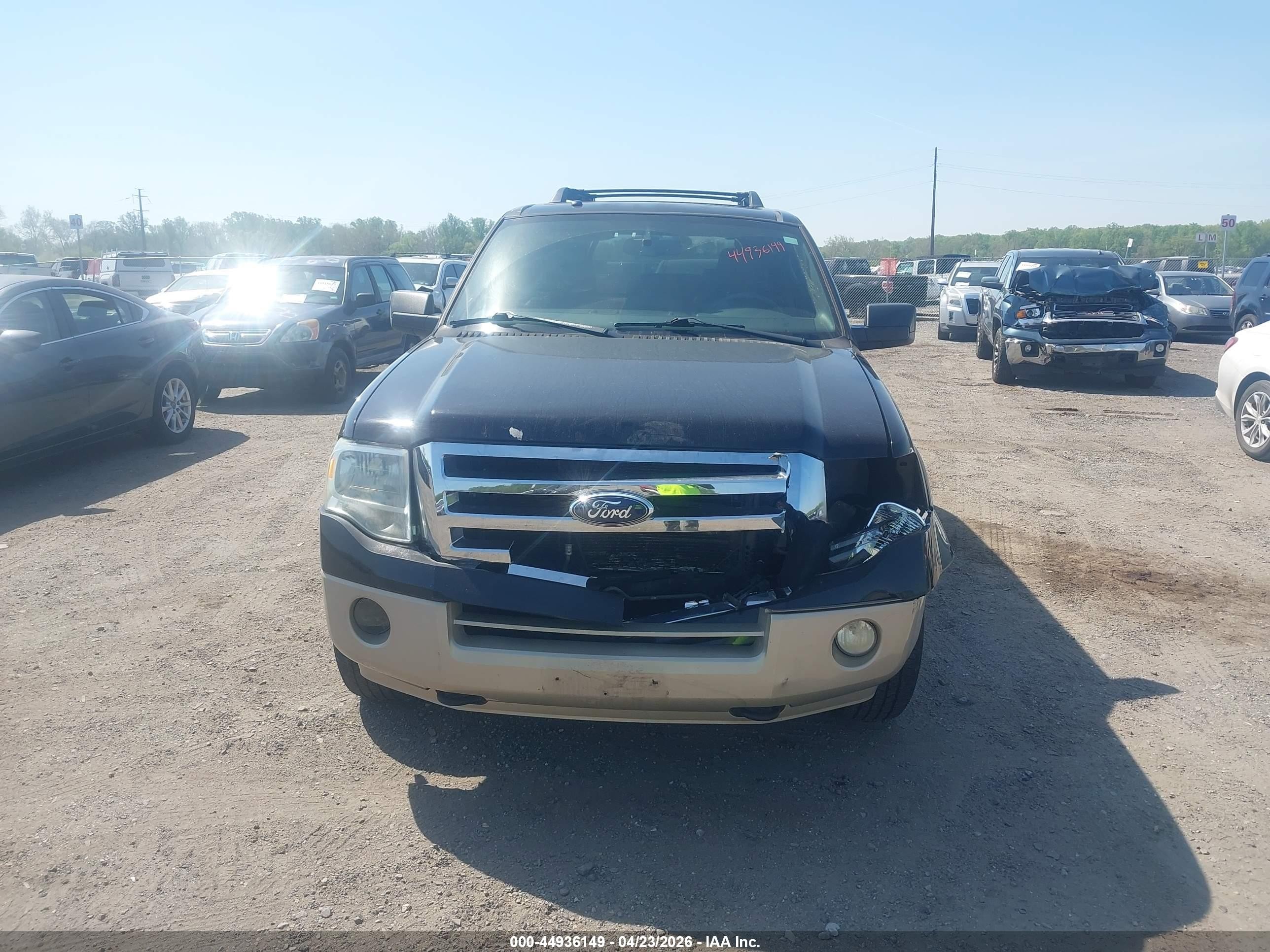2007 Ford Expedition Eddie Bauer Black vin: 1FMFU18557LA70411