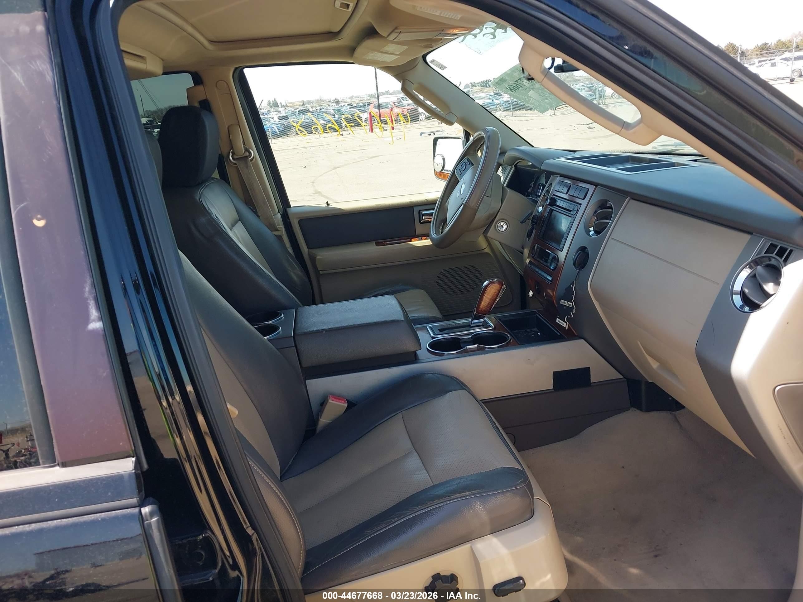 2007 Ford Expedition Eddie Bauer Black vin: 1FMFU18557LA72532