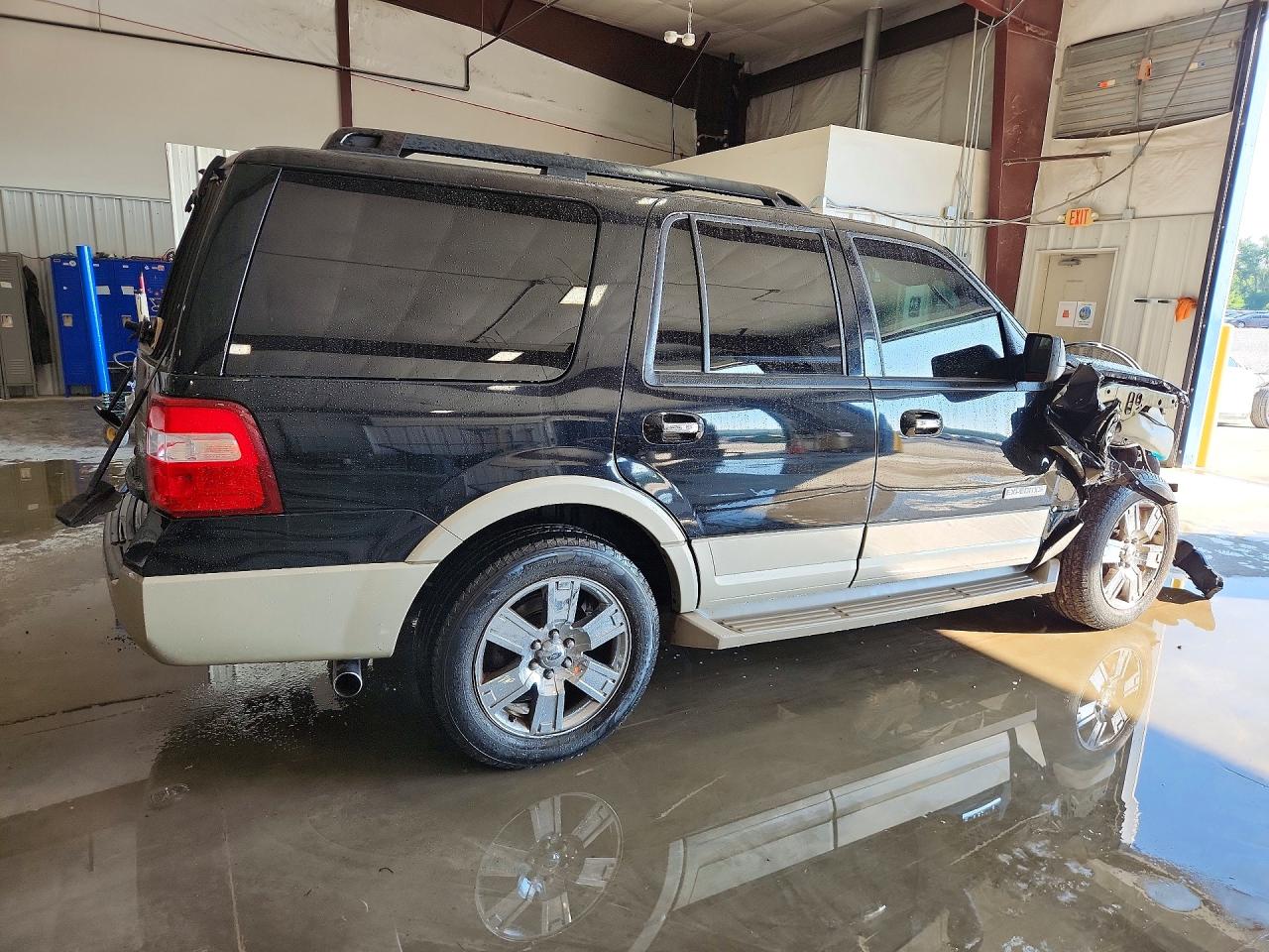 2008 Ford Expedition Eddie Bauer Black vin: 1FMFU18558LA09125