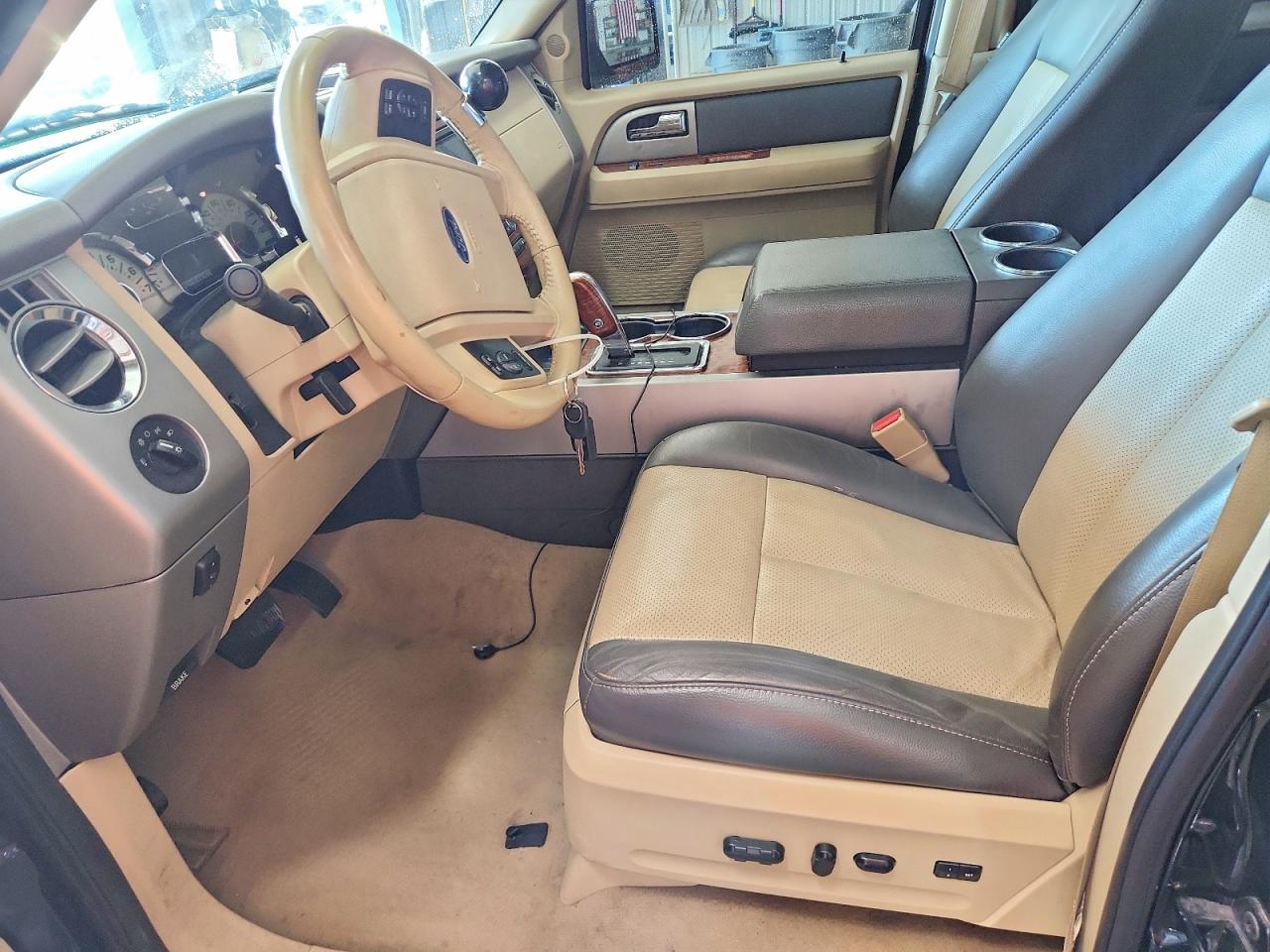 2008 Ford Expedition Eddie Bauer Black vin: 1FMFU18558LA09125