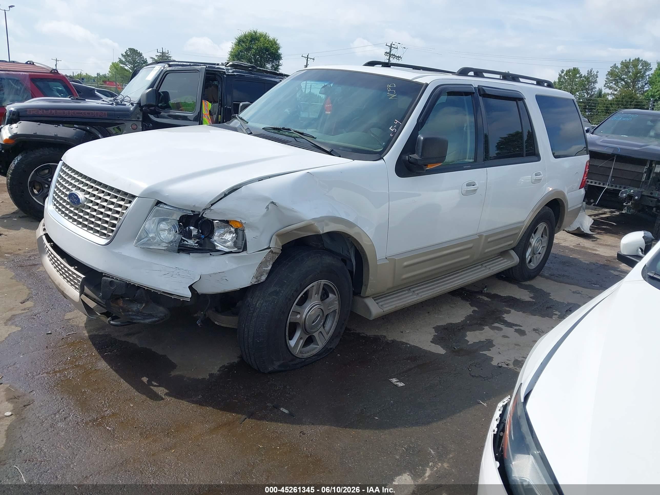 2006 Ford Expedition Eddie Bauer/king Ranch White vin: 1FMFU18566LA60792