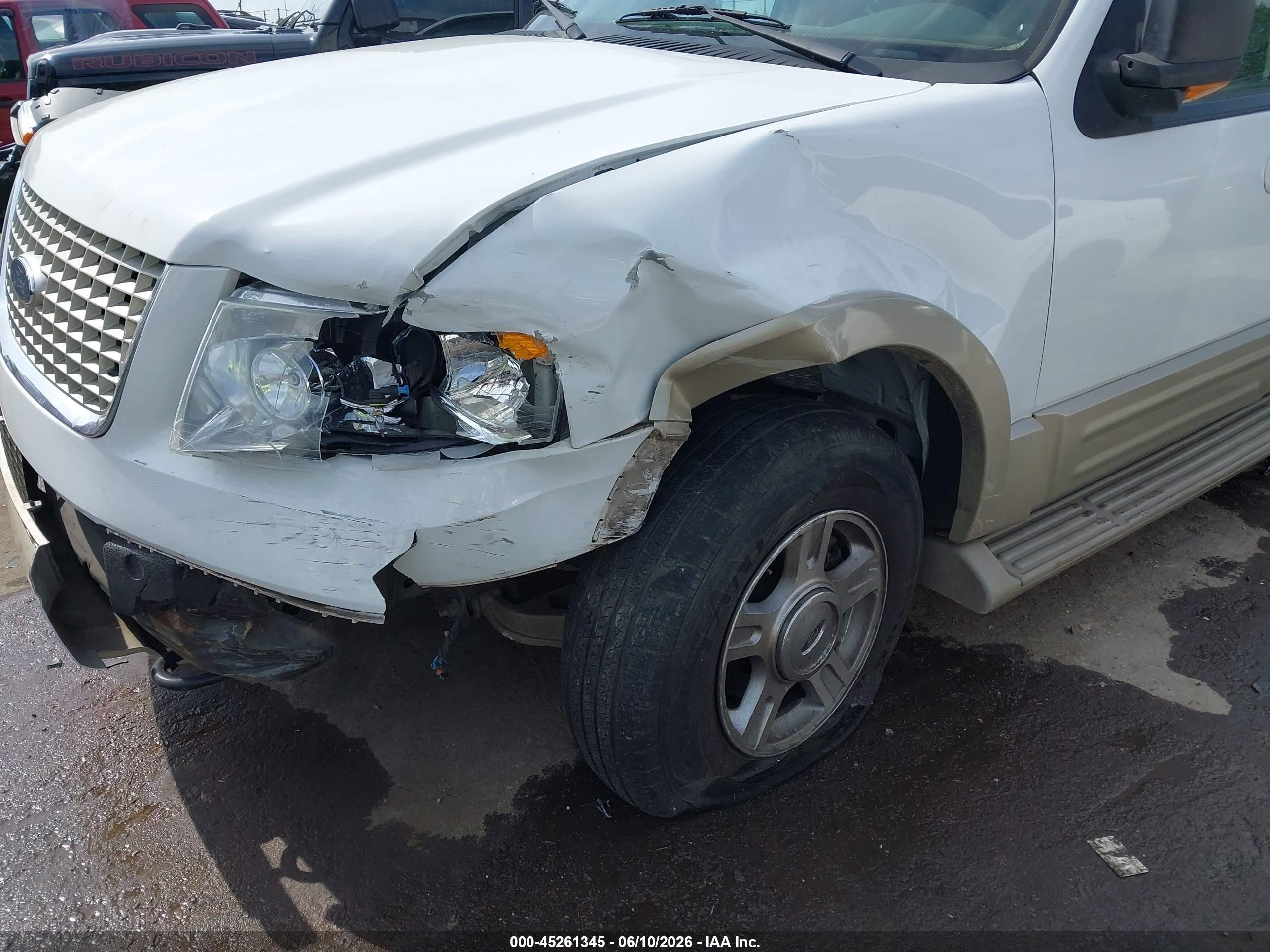 2006 Ford Expedition Eddie Bauer/king Ranch White vin: 1FMFU18566LA60792