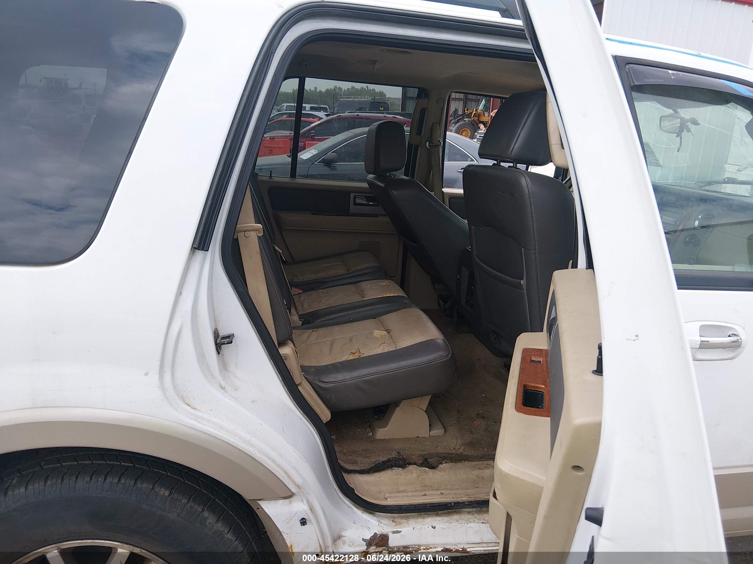 2007 Ford Expedition Eddie Bauer White vin: 1FMFU18567LA86262