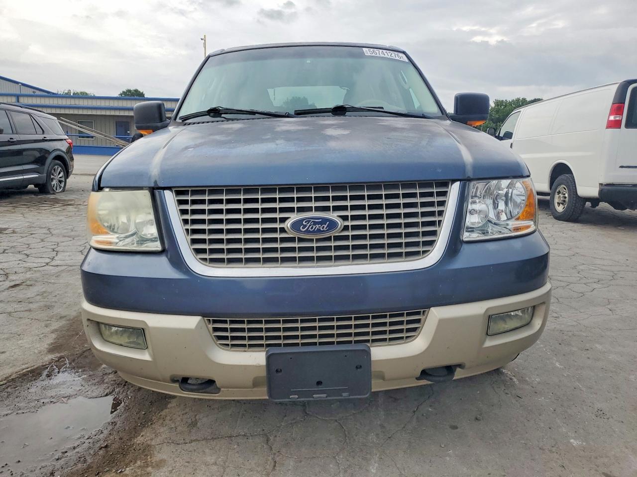 2005 Ford Expedition Eddie Bauer Blue vin: 1FMFU18575LA36175