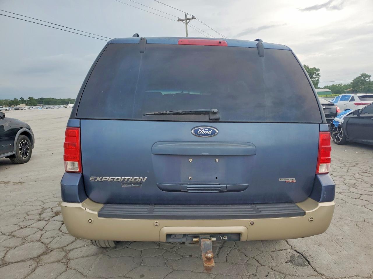 2005 Ford Expedition Eddie Bauer Blue vin: 1FMFU18575LA36175