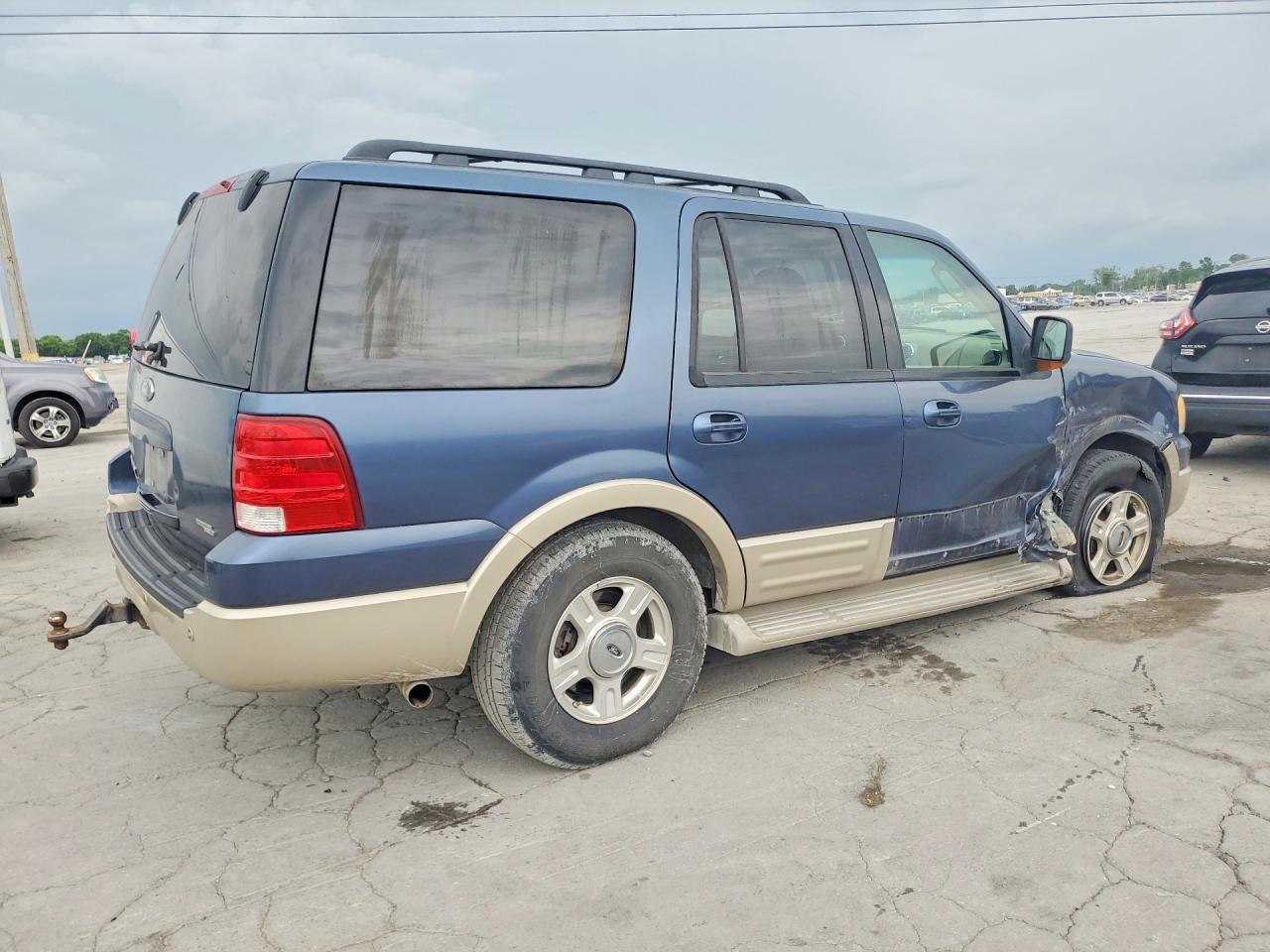 2005 Ford Expedition Eddie Bauer Blue vin: 1FMFU18575LA36175