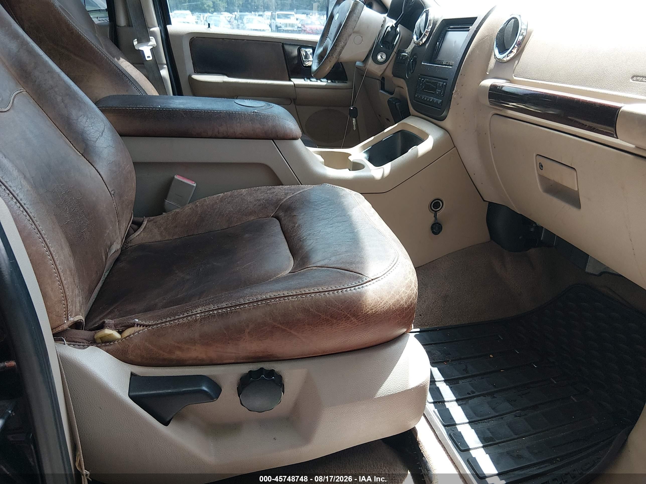 2005 Ford Expedition Eddie Bauer/king Ranch Черный vin: 1FMFU18575LA89961