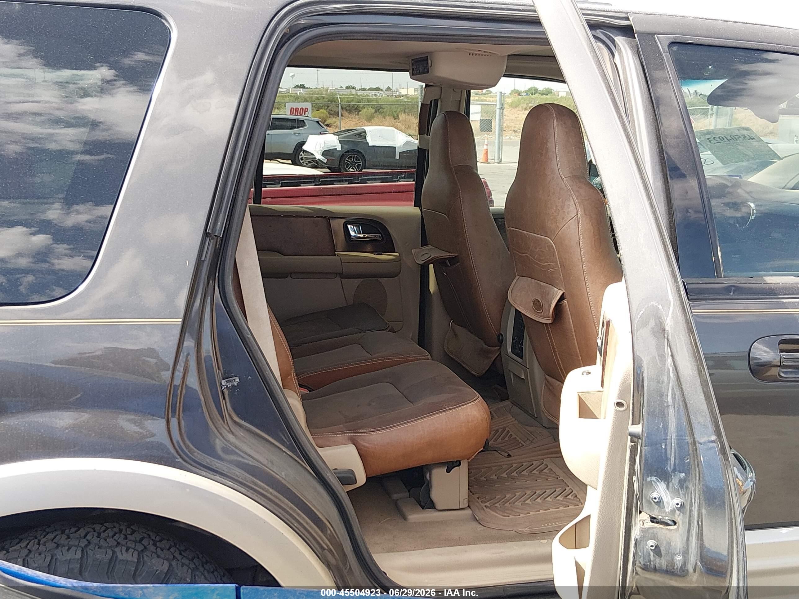 2006 Ford Expedition Eddie Bauer/king Ranch Dark Brown vin: 1FMFU18576LA09818