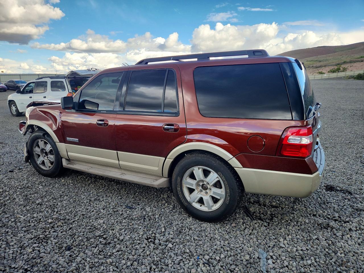 2007 Ford Expedition Eddie Bauer Brown vin: 1FMFU18577LA43582