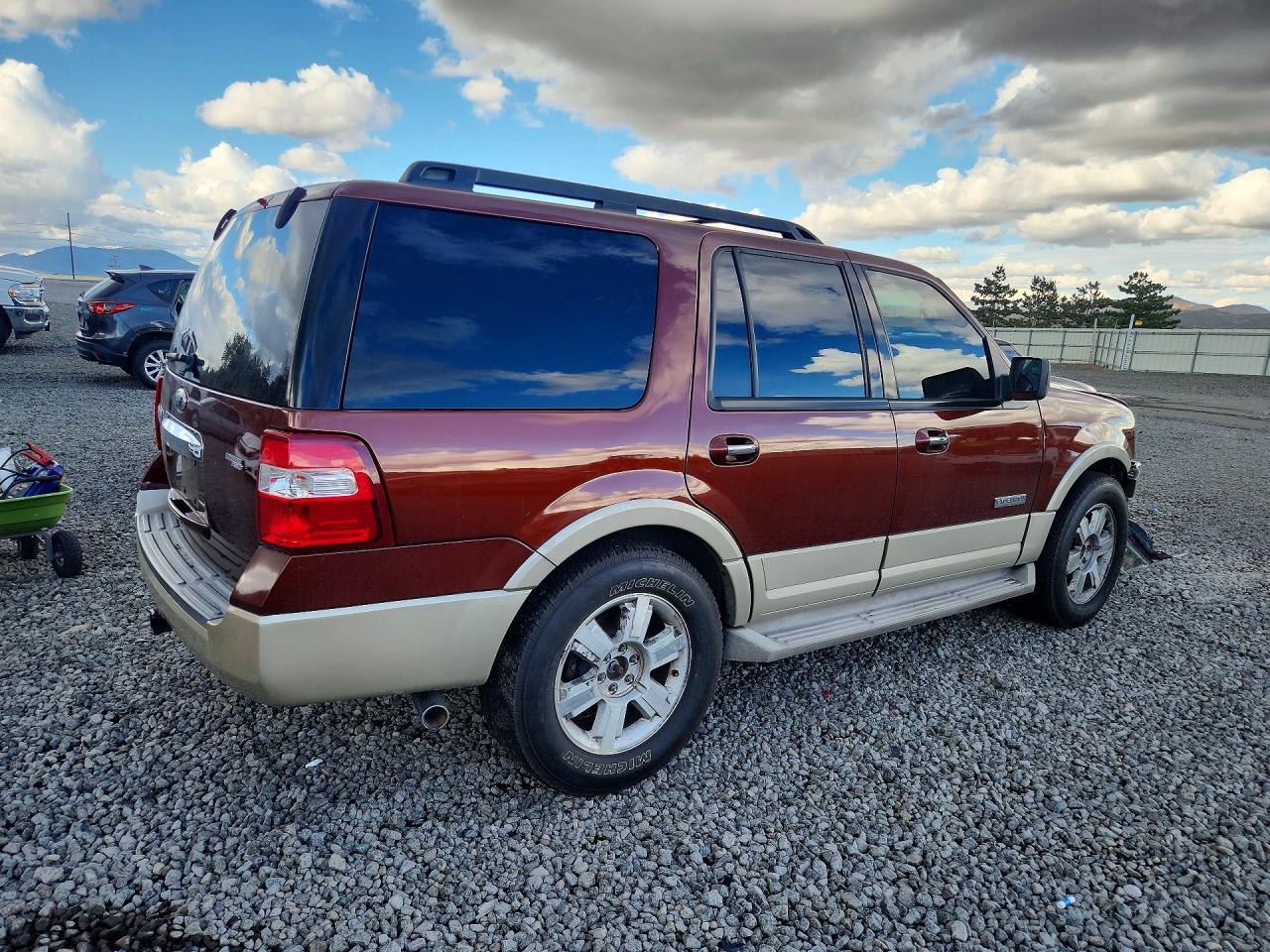 2007 Ford Expedition Eddie Bauer Brown vin: 1FMFU18577LA43582