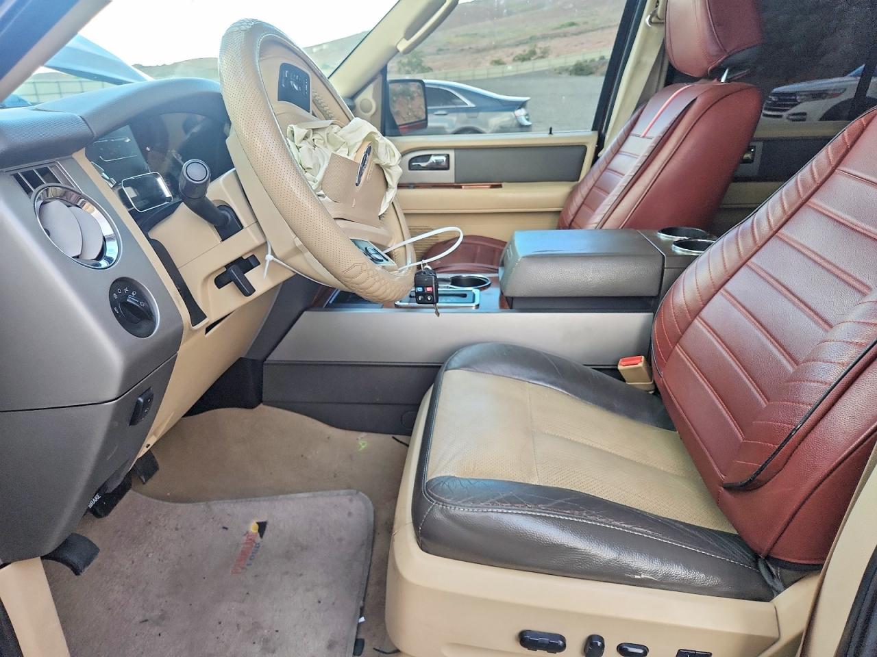 2007 Ford Expedition Eddie Bauer Brown vin: 1FMFU18577LA43582