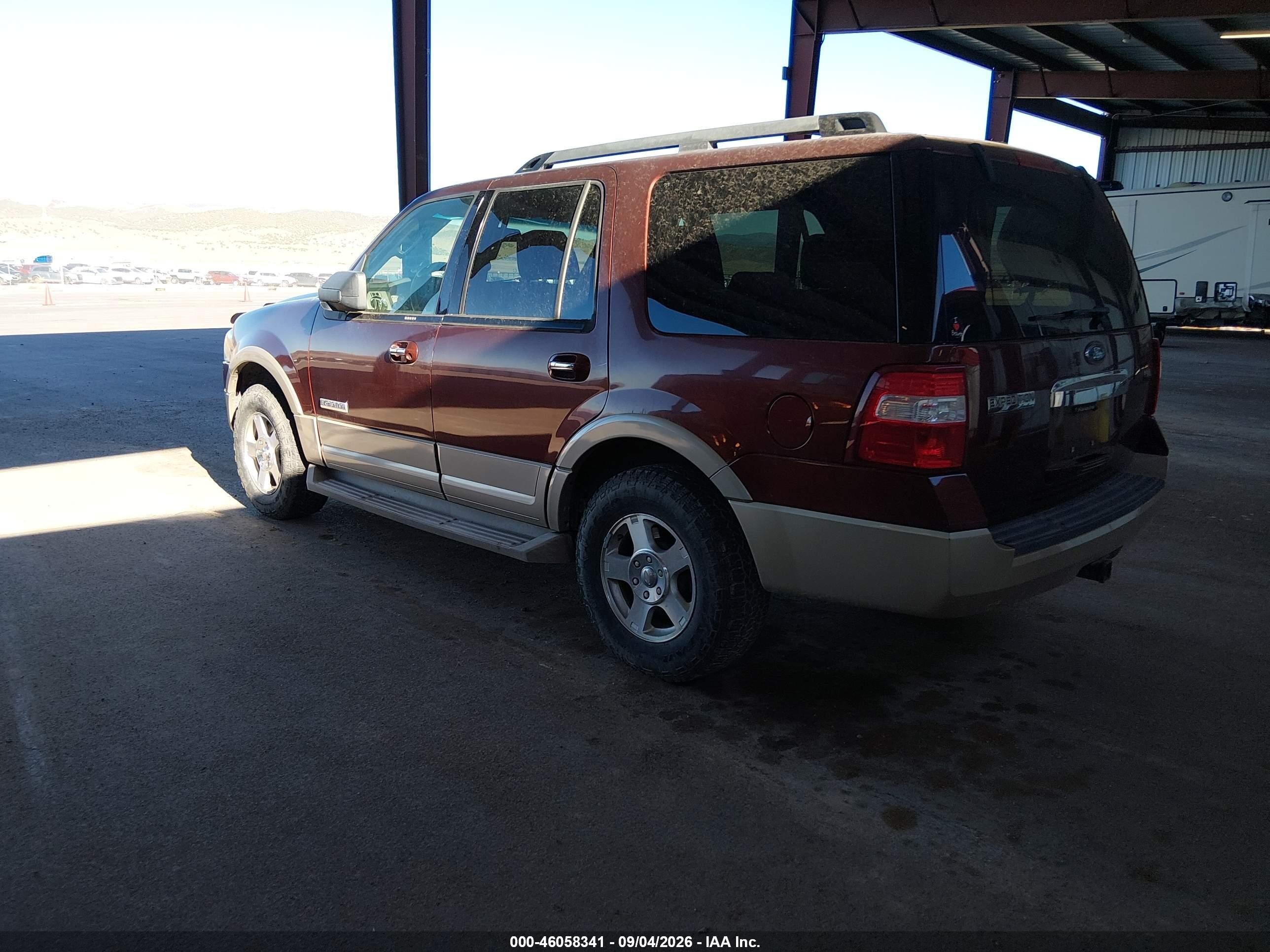 2007 Ford Expedition Eddie Bauer Burgundy vin: 1FMFU18577LA91129