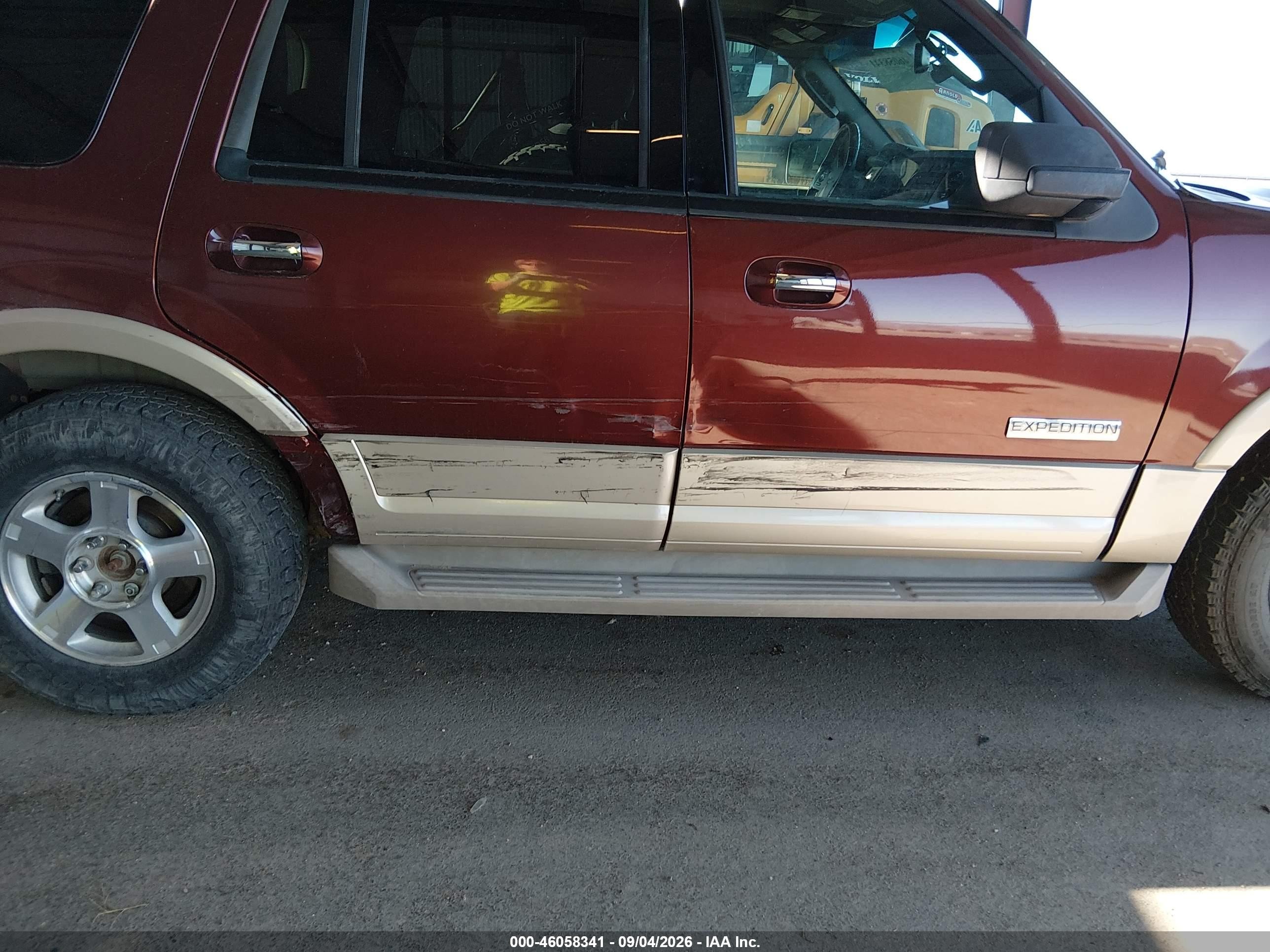 2007 Ford Expedition Eddie Bauer Burgundy vin: 1FMFU18577LA91129