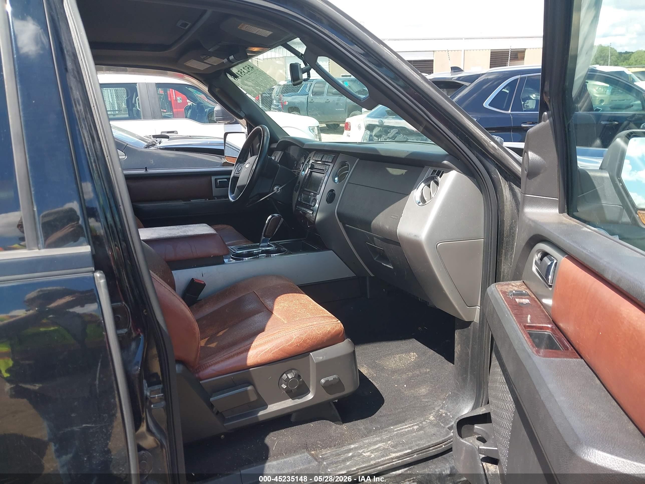 2008 Ford Expedition Eddie Bauer/king Ranch Черный vin: 1FMFU18578LA40876