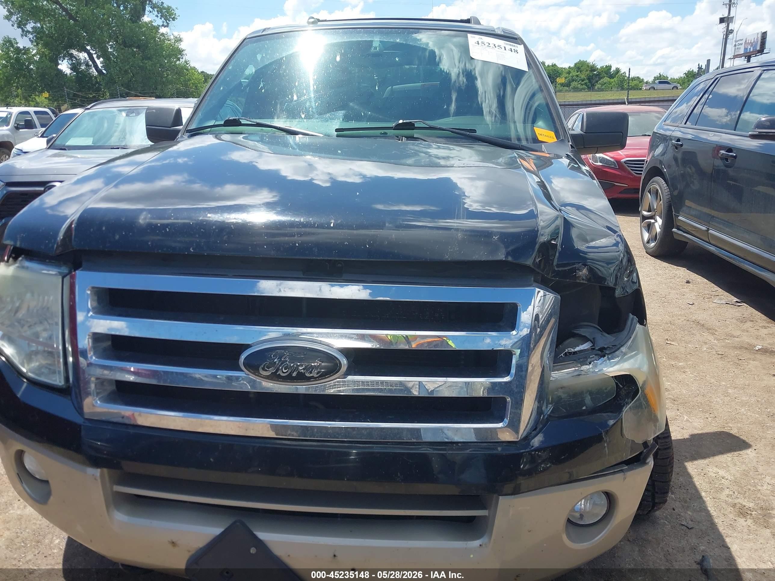 2008 Ford Expedition Eddie Bauer/king Ranch Черный vin: 1FMFU18578LA40876