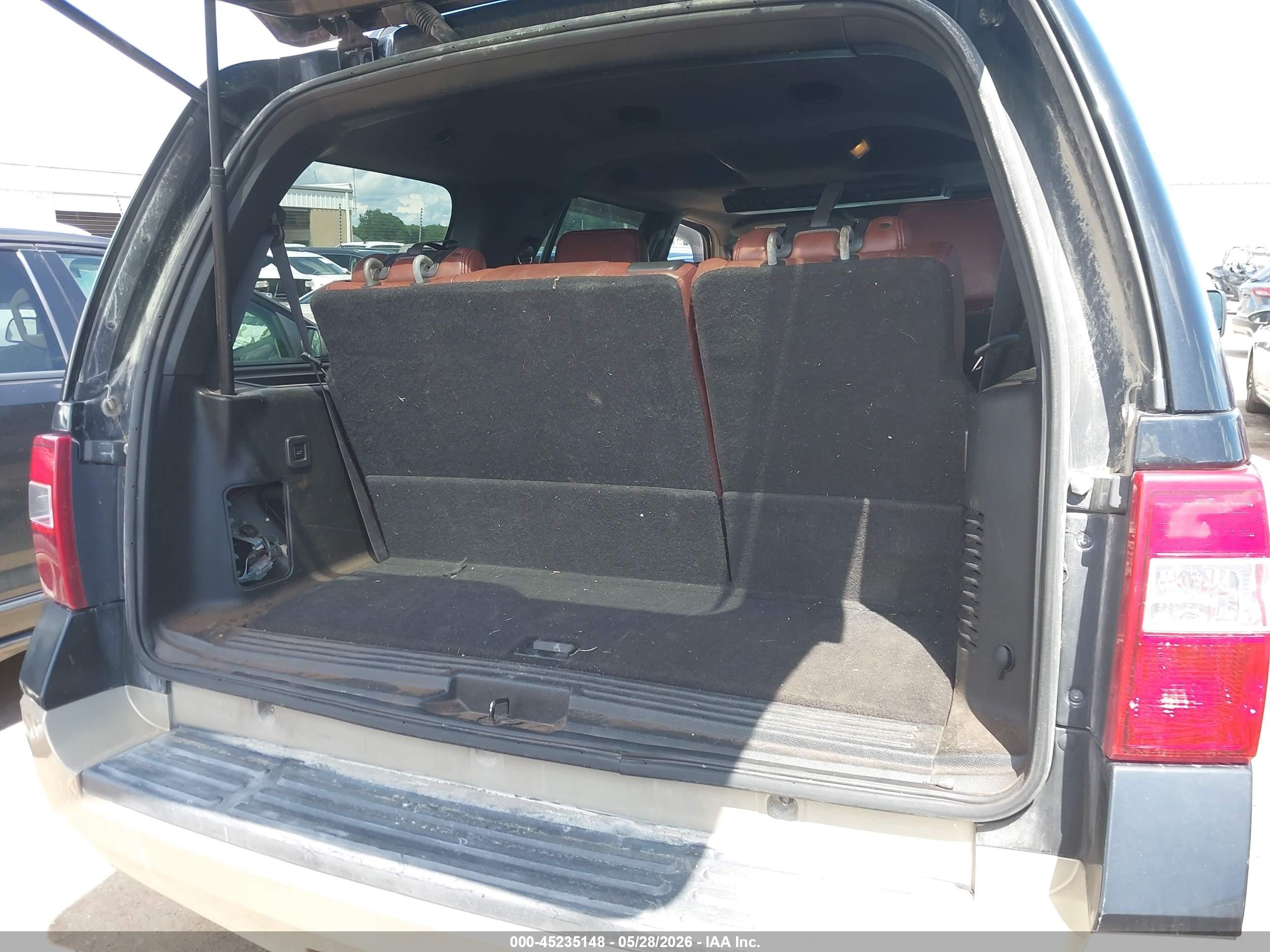 2008 Ford Expedition Eddie Bauer/king Ranch Черный vin: 1FMFU18578LA40876