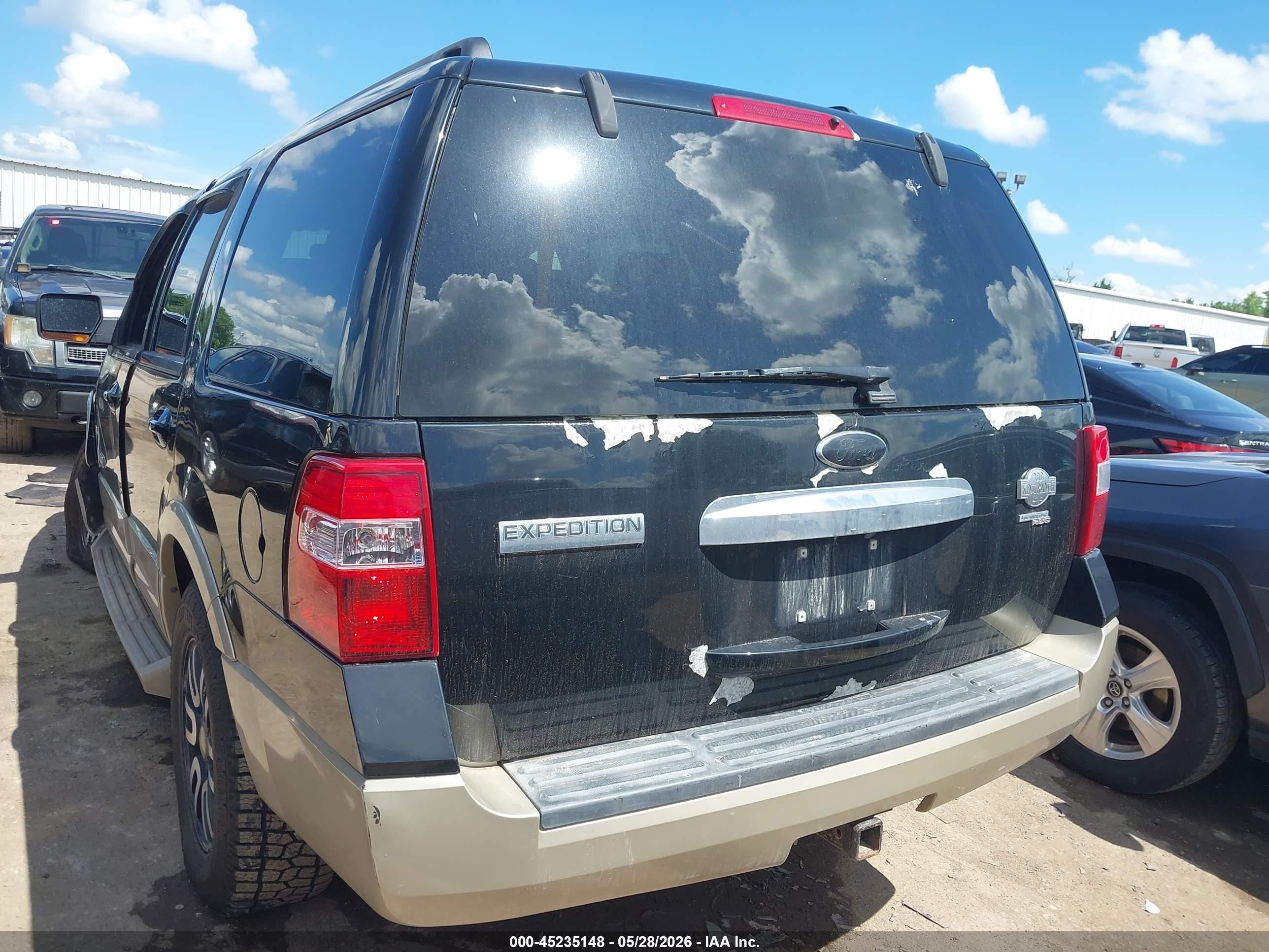 2008 Ford Expedition Eddie Bauer/king Ranch Черный vin: 1FMFU18578LA40876