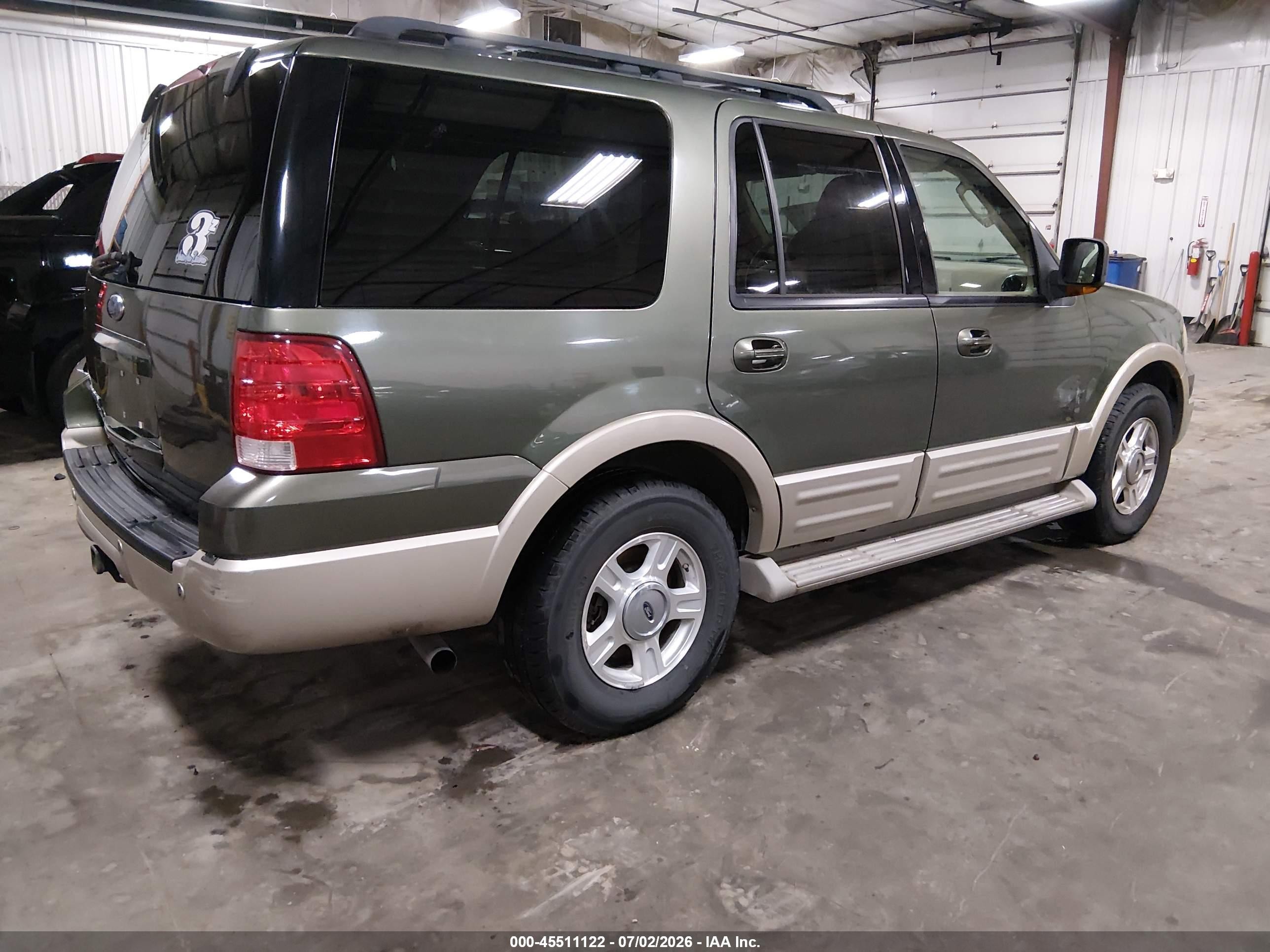2005 Ford Expedition Eddie Bauer/king Ranch Green vin: 1FMFU18585LA32250