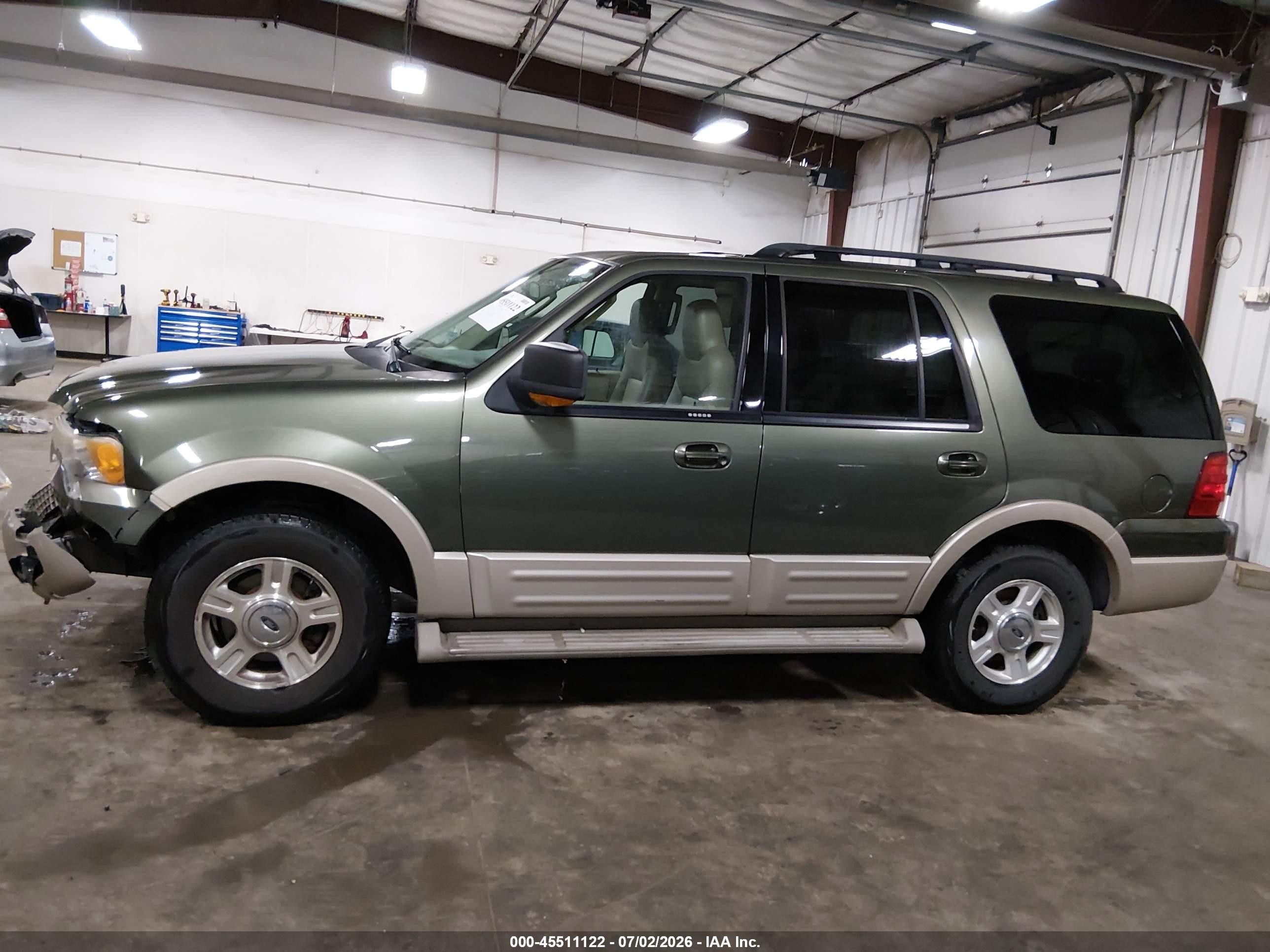 2005 Ford Expedition Eddie Bauer/king Ranch Green vin: 1FMFU18585LA32250