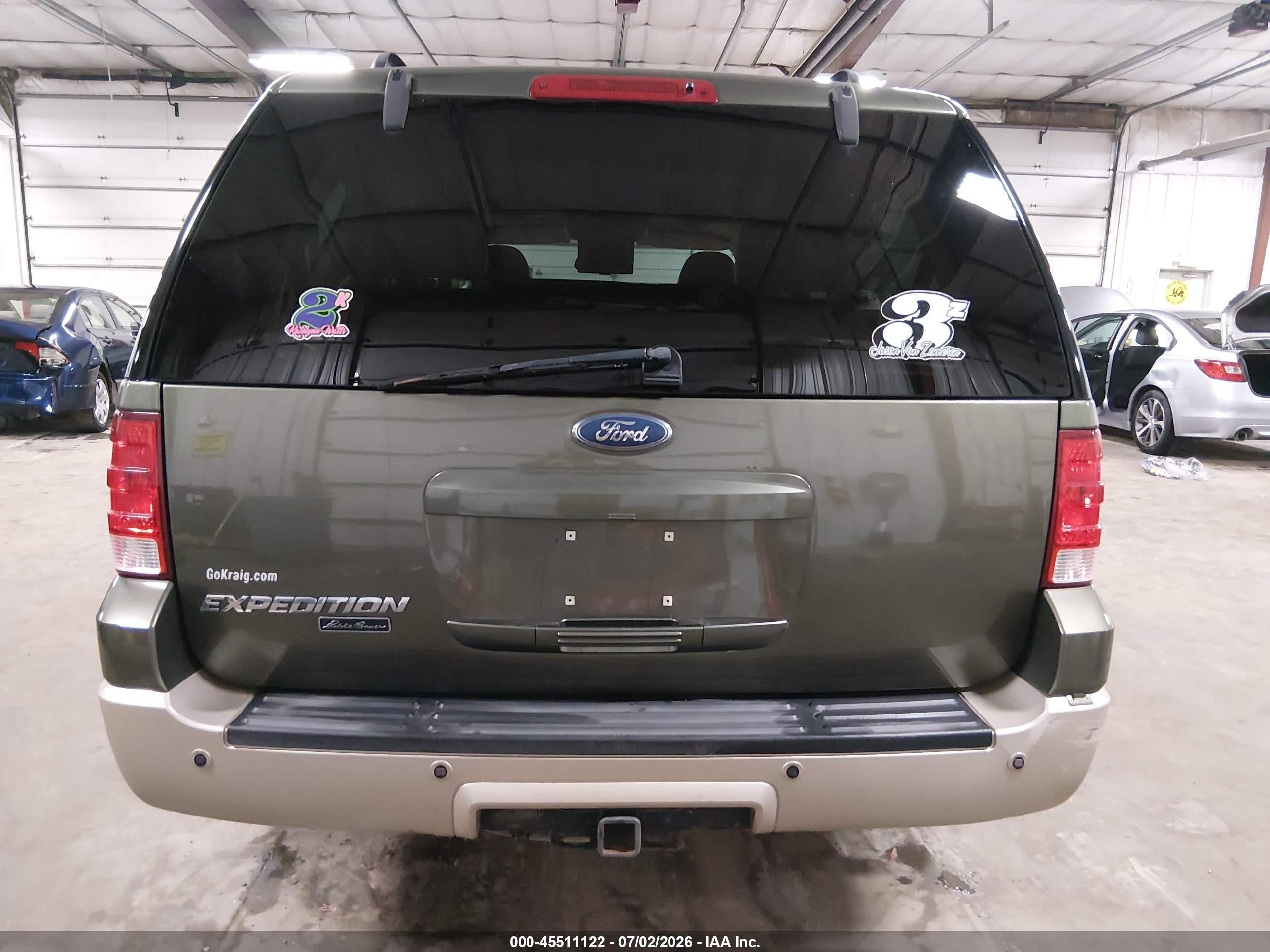 2005 Ford Expedition Eddie Bauer/king Ranch Green vin: 1FMFU18585LA32250