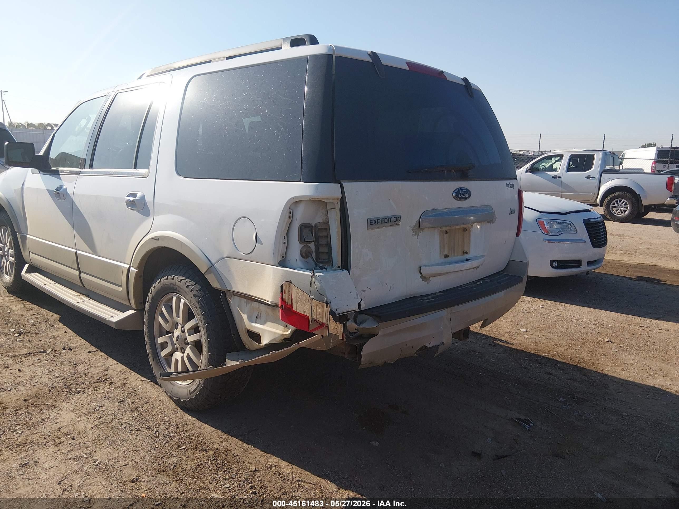 2009 Ford Expedition Eddie Bauer/king Ranch White vin: 1FMFU18589EA78364