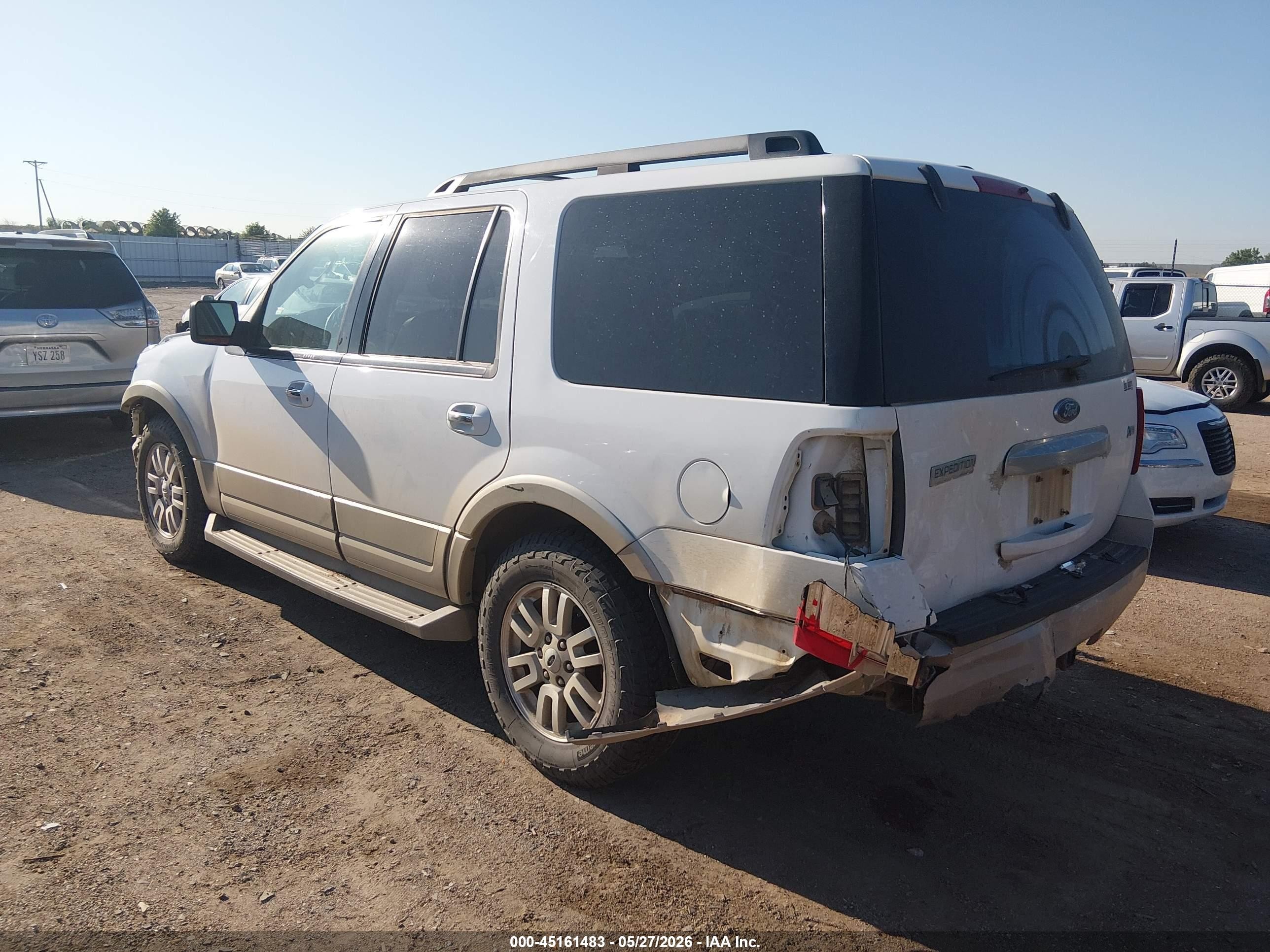 2009 Ford Expedition Eddie Bauer/king Ranch White vin: 1FMFU18589EA78364