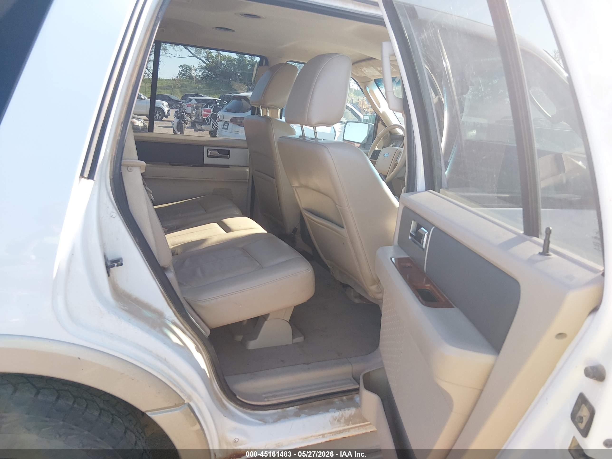2009 Ford Expedition Eddie Bauer/king Ranch White vin: 1FMFU18589EA78364